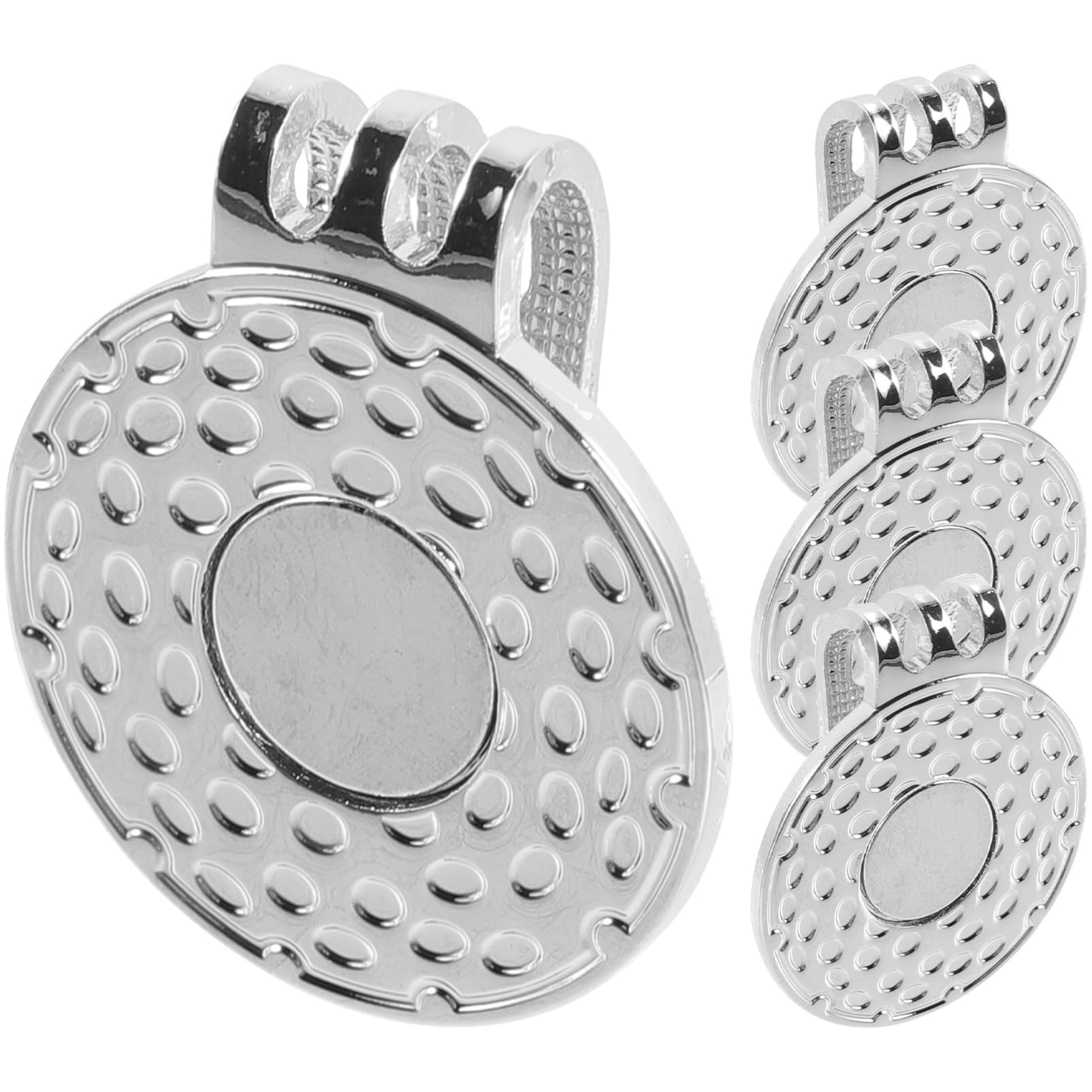 ibasenice Golf Marker Hat Clips Stilvolle Golfs Ballmarker Mit Doppeltem Loch Praktische Und Tragbare Golfzubehör Für Männer Und Frauen
