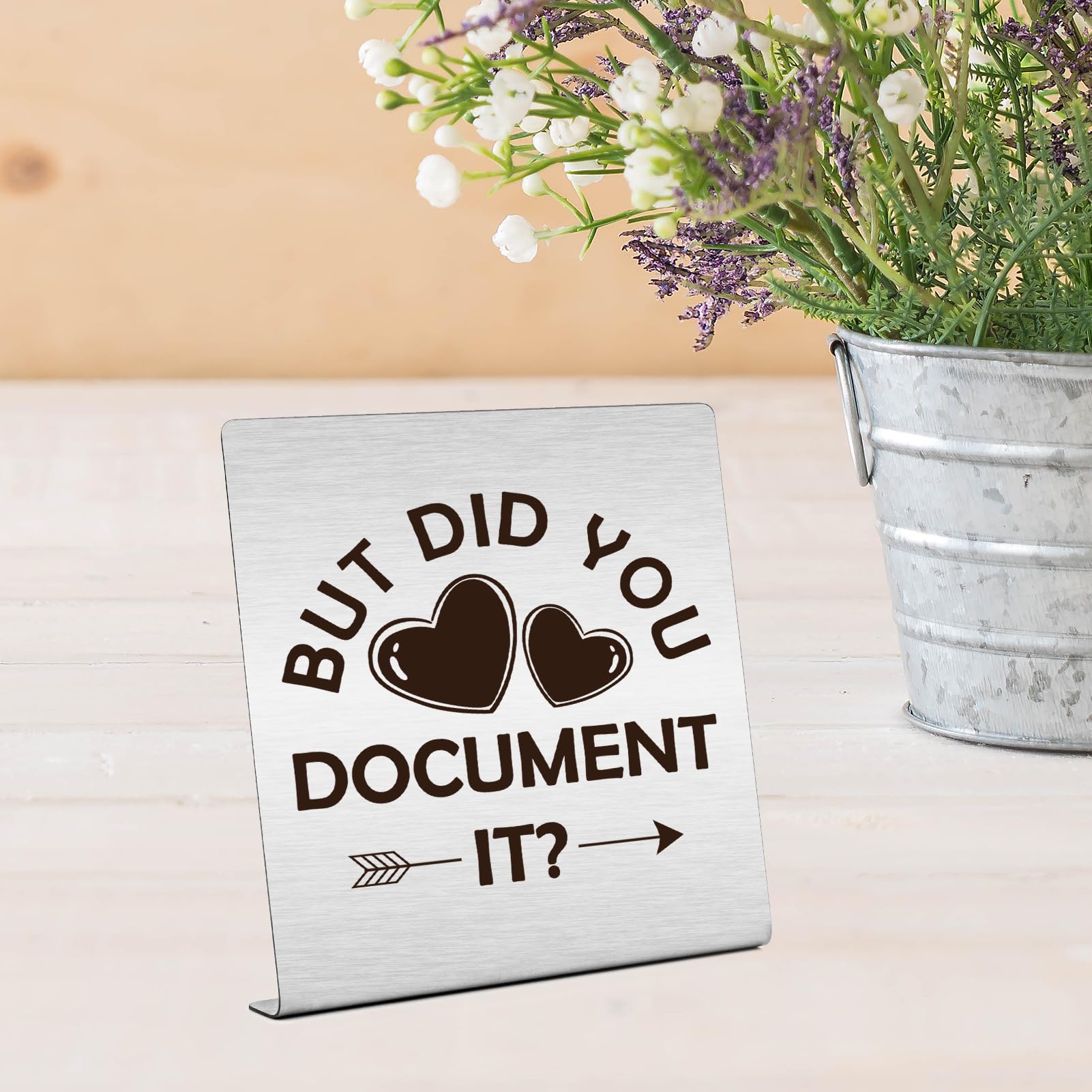 Social Office Gift for Colleague Funny Office Home Office Decor Motivational Desk Decor Human Resources Professional Gift Desk Sign Office Decor Gifts For Human Resources gift for Coworker - Image 4