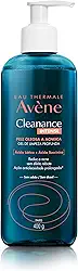 Avène Cleanance Intense Gel de Limpeza Facial Profunda Para Pele Oleosa com Ácido Lático e Ácido Succínico que Reduz 86% da Acne e 83% dos Poros, Evita Efeito Rebote e Ação Antioleosidade Prolongada, Antiacne 400g