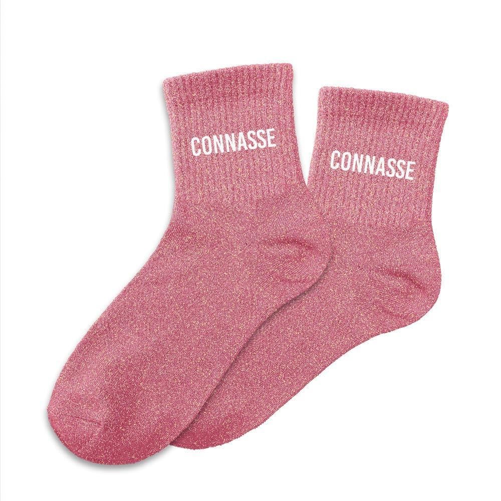 STC Glitter socks connasse, Magenta