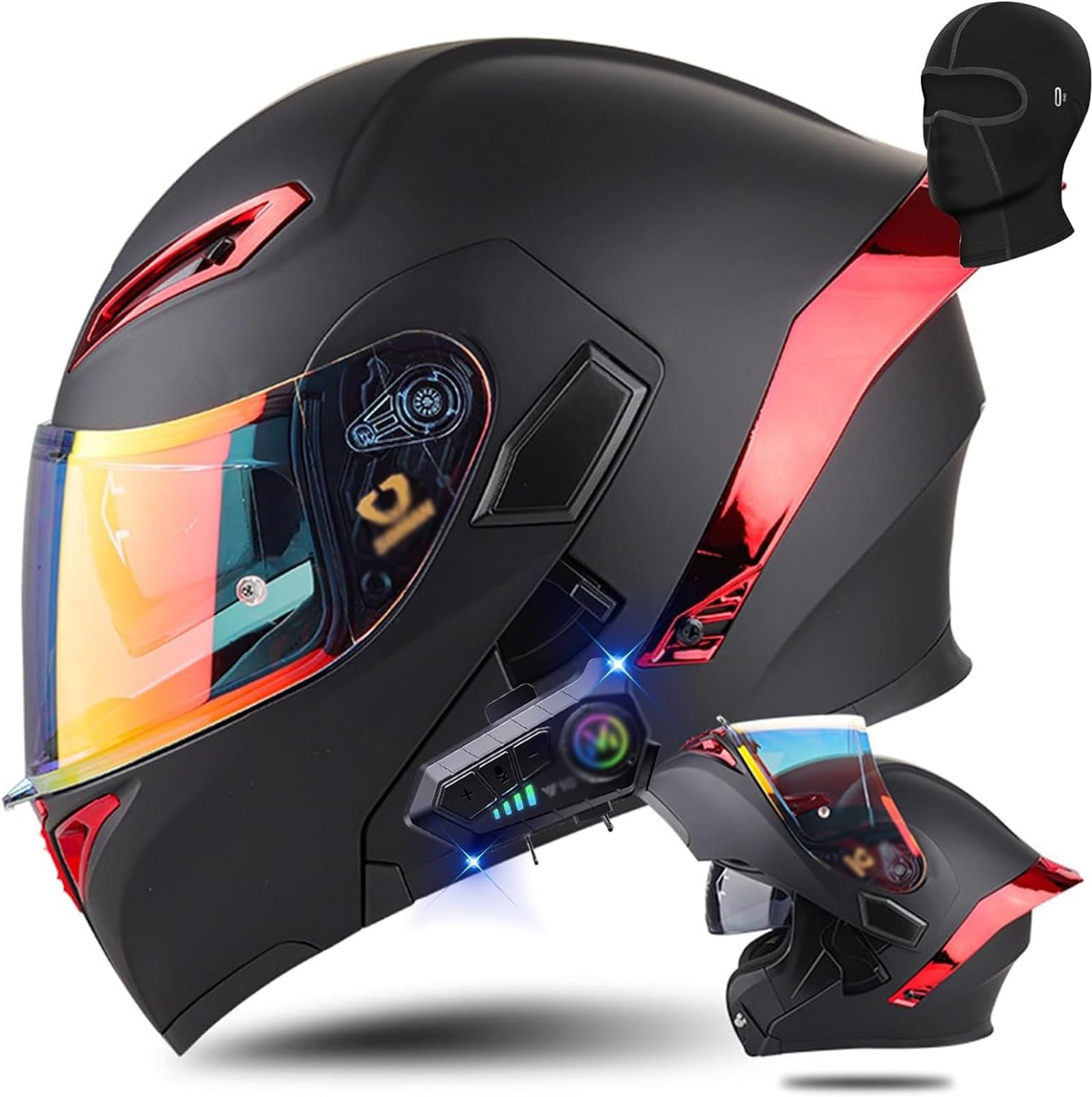 Cascos Abatibles Para Moto Con Bluetooth Casco Moto Modular Casco