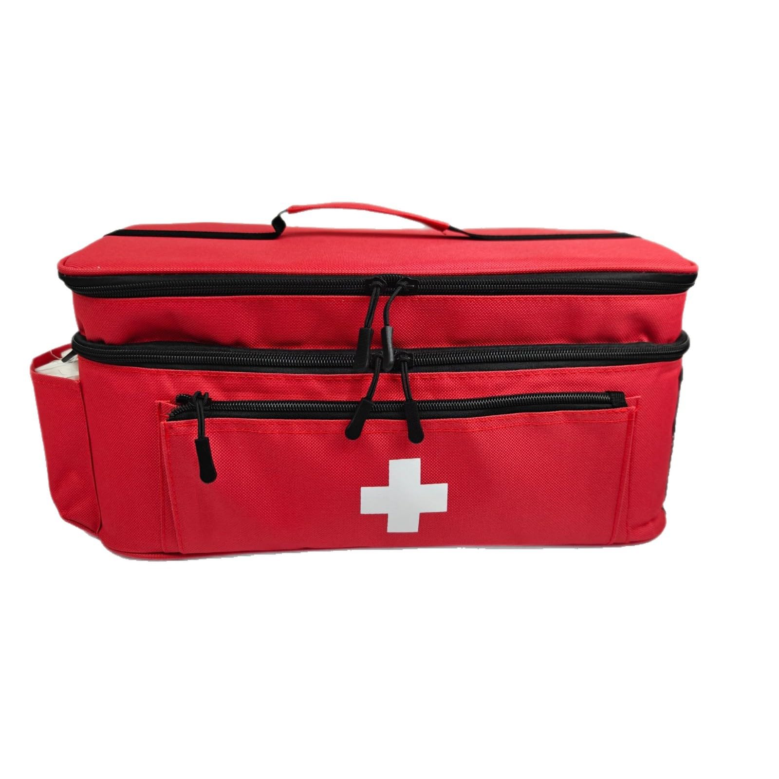 Portable kit Premier Secours, Grande Capacité Trousse Medicaments Voyage, Sac Familial de Rangement pour Médicaments, Organisateur de Premiers Secours, pour Maison,Voyages,l'école et la Camping
