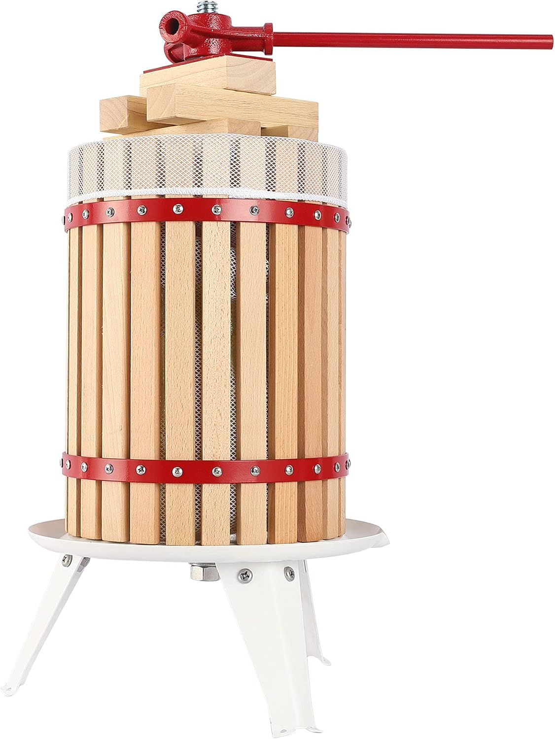 YUDA Upgraded 4.75 Gallon (18L) Manual Fruit Wine Press w