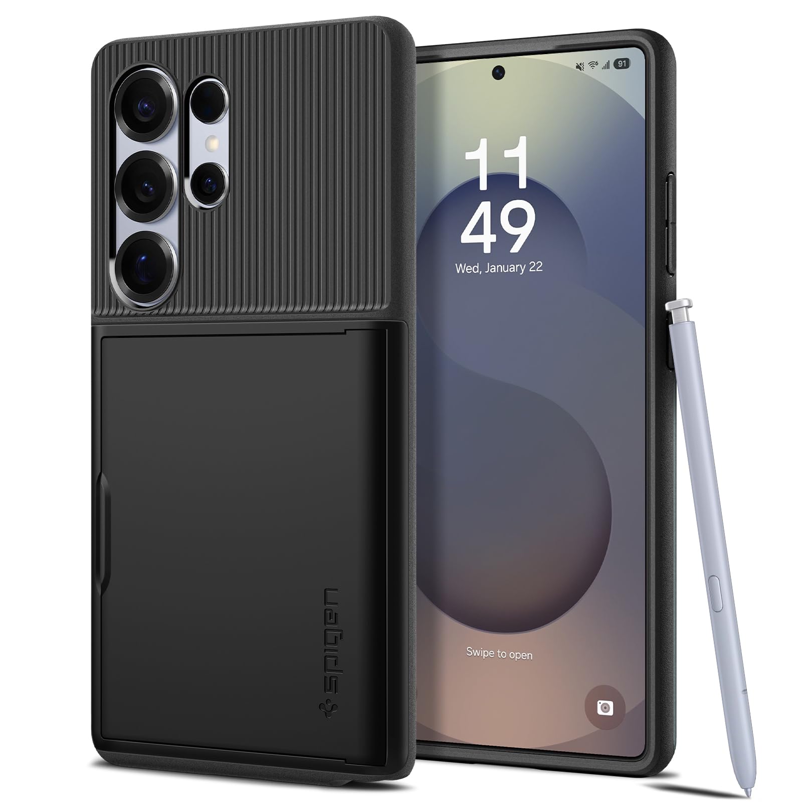Amazon.com: Spigen for Galaxy S25 Ultra Case, Slim Armor CS [Built 