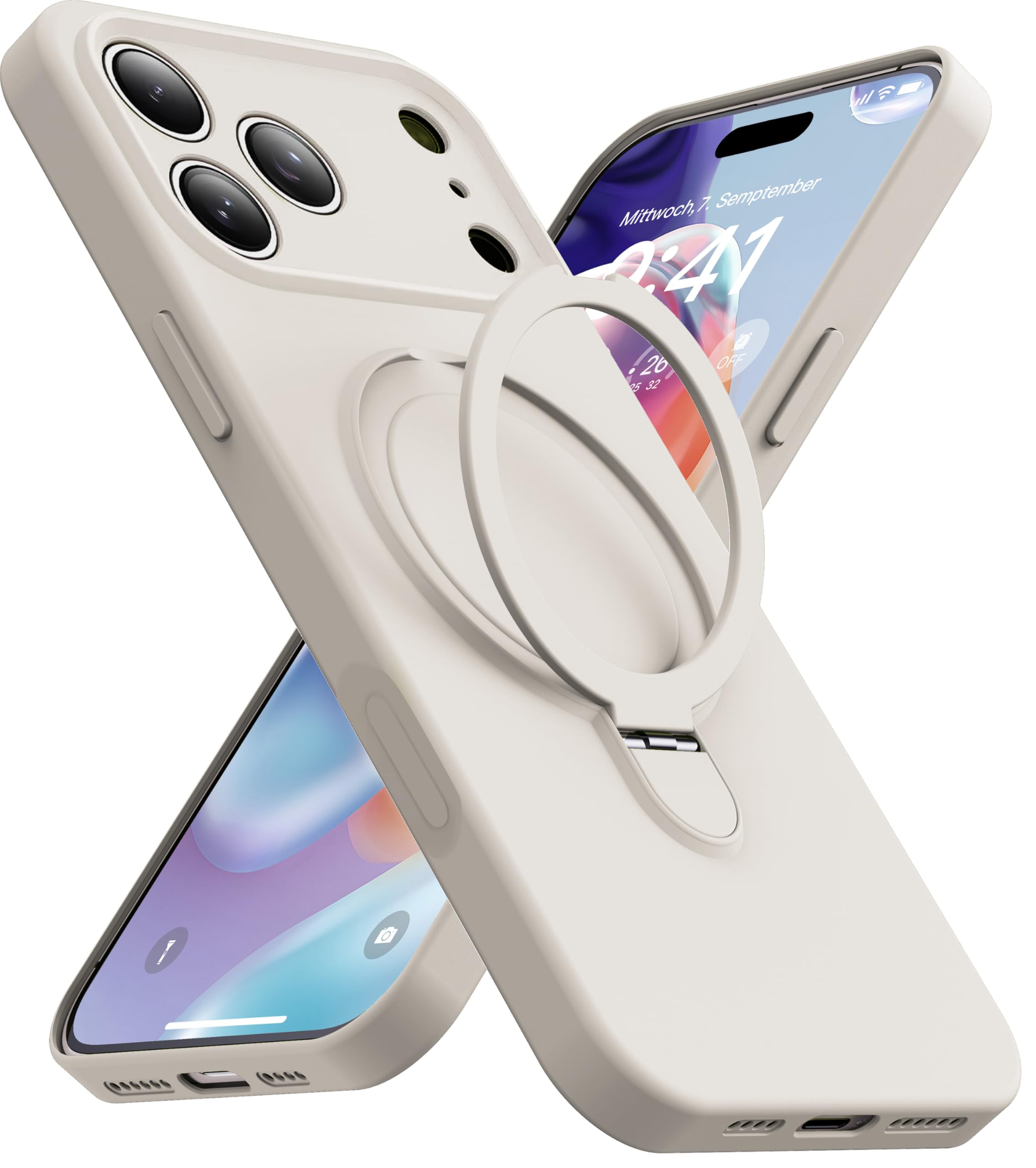Photo 1 of Mephoro Magnetic Stand Case for iPhone 17 Pro Max