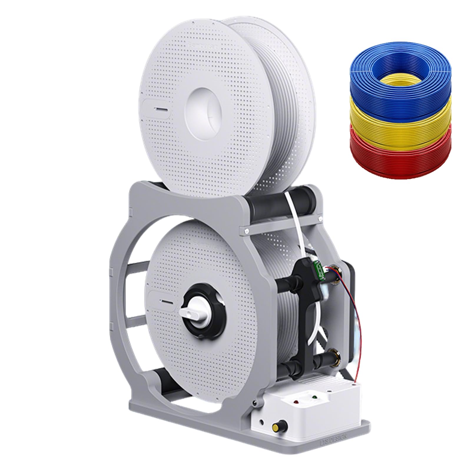 Przewijarka drutu do drukarki 3D, pojemność 1 kg, elektryczna nawijarka bębnów, funkcja inteligentnego startu i stopu, do PLA PETG ABS dla entuzjastów druku 3D