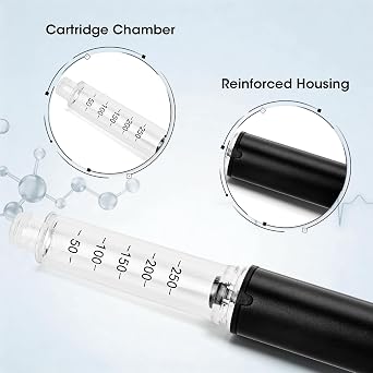 80 Unit Peptide Pen Injector with Precision Scale & Travel Case, Black