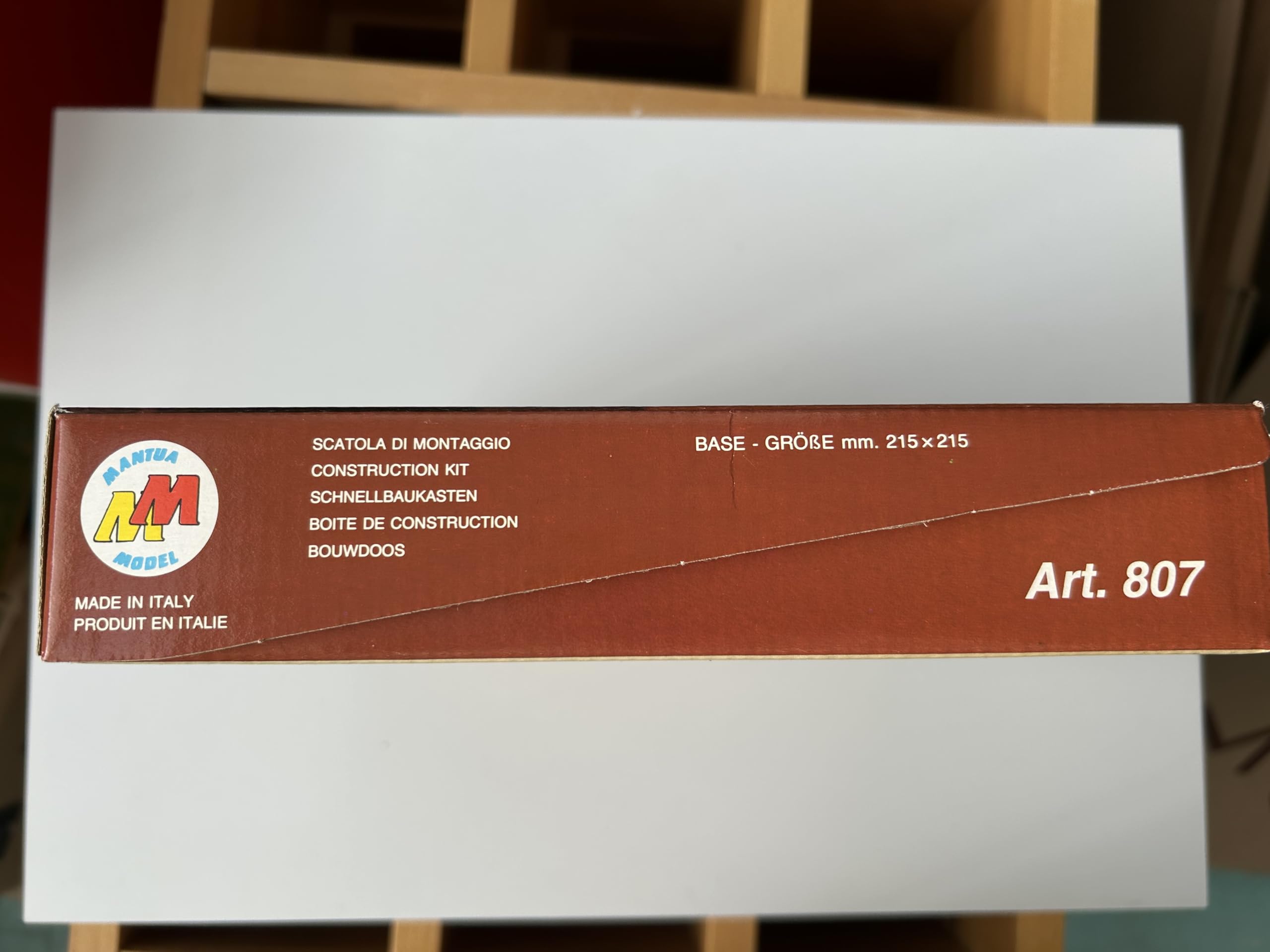 Generico Mantua Model 807 - FRANZÖSISCHER MARINA - 1750 - Komplettes Montageset aus Holz und Metall zur Montage