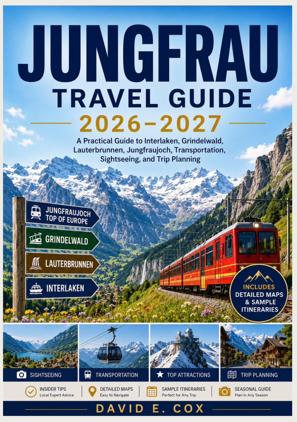 JUNGFRAU TRAVEL GUIDE 2026–2027: A Practical Guide to Interlaken, Grindelwald, Lauterbrunnen, Jungfraujoch, Transportation, Sightseeing, and Trip Planning