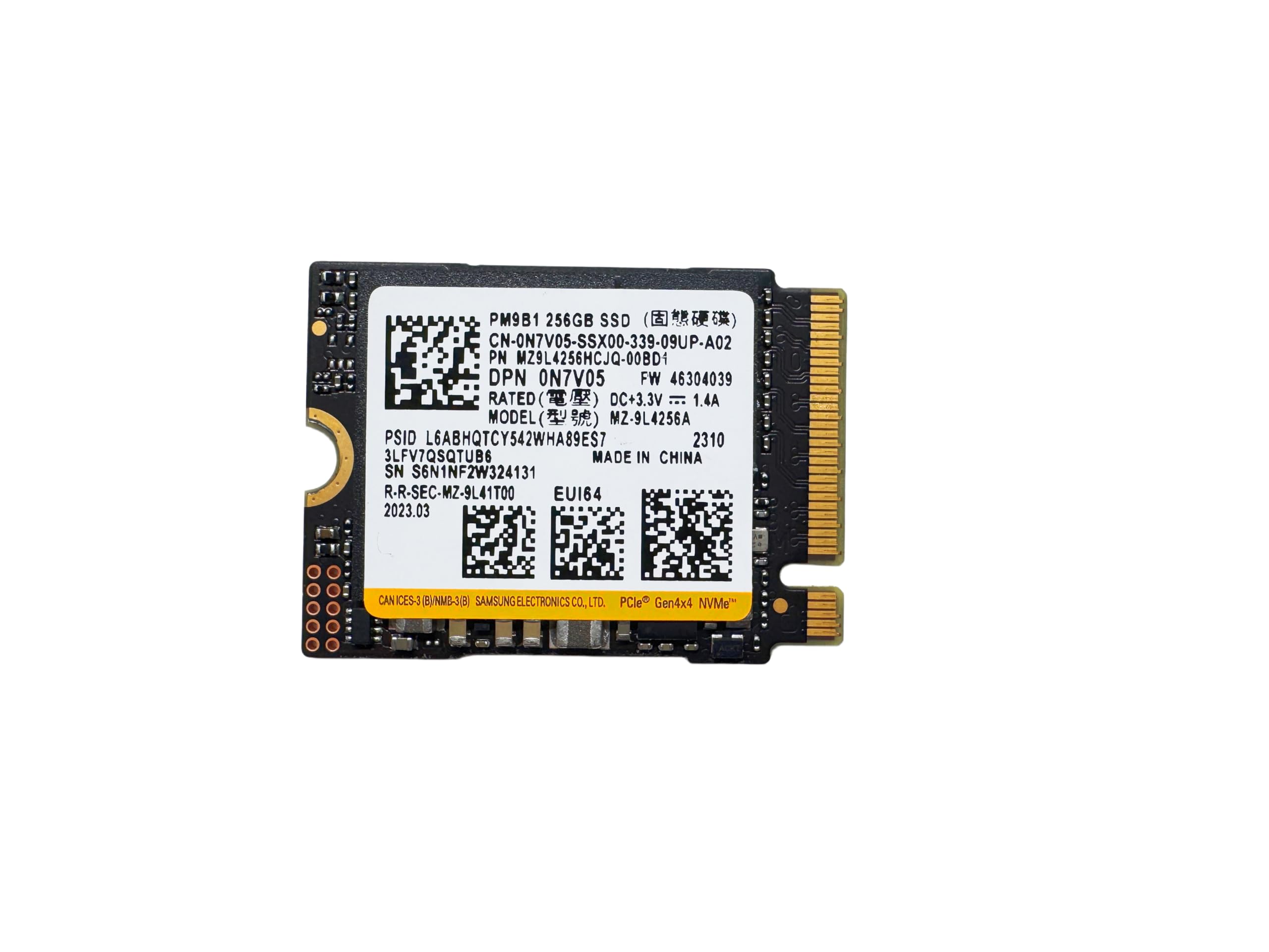 Amazon | 【整備済み品】Samsung PM9B1 2230 256GB NVMe SSD MZ