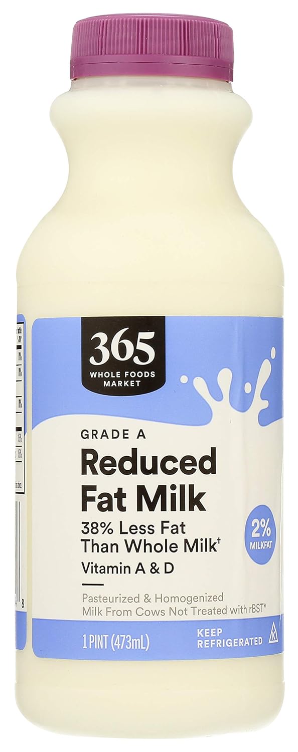 365 by Whole Foods Market, Milk 2% Pt, 16 Fl Oz