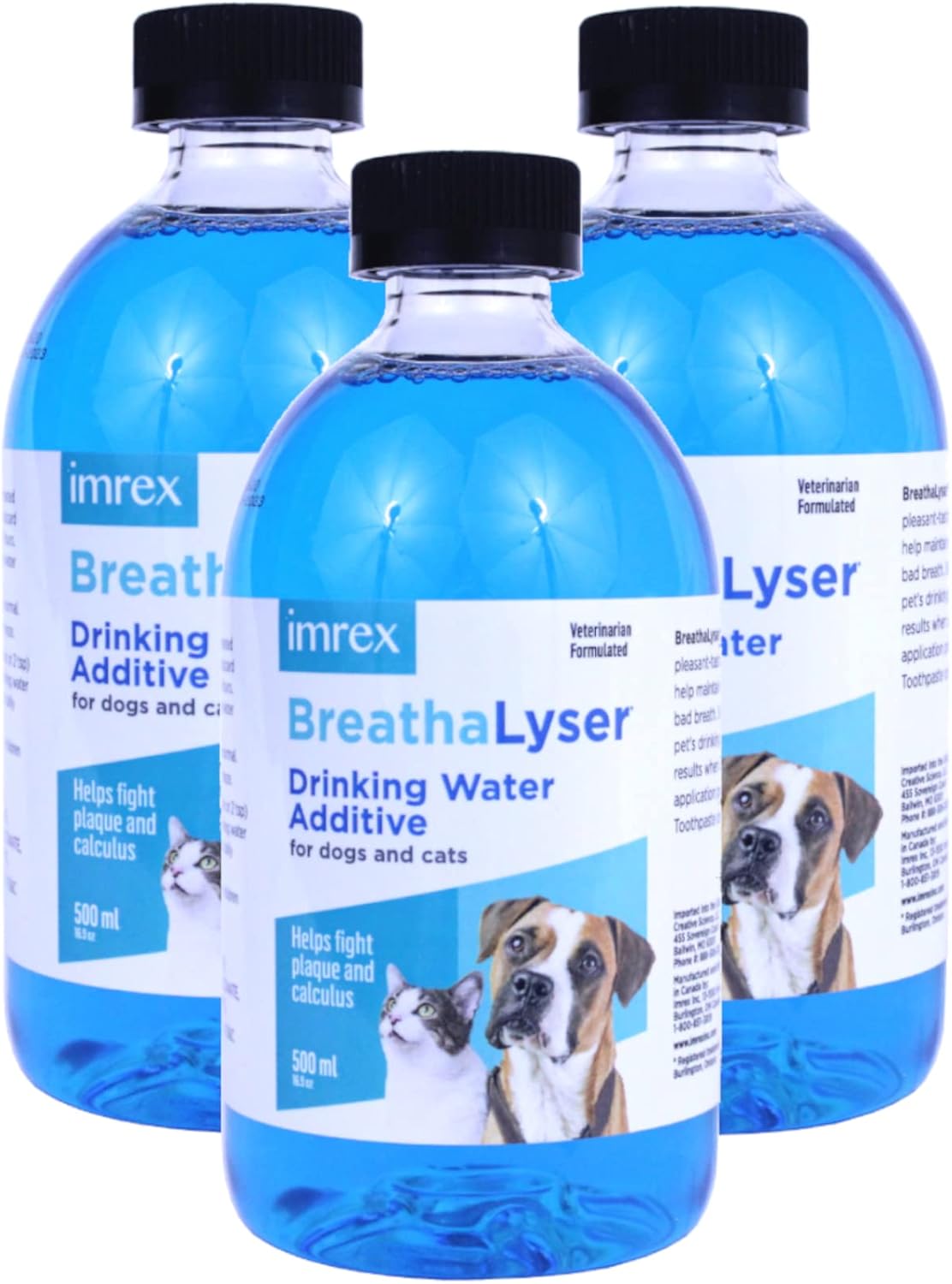 3PACK Breathalyser Water Additive (1500 mL) Pet Breath