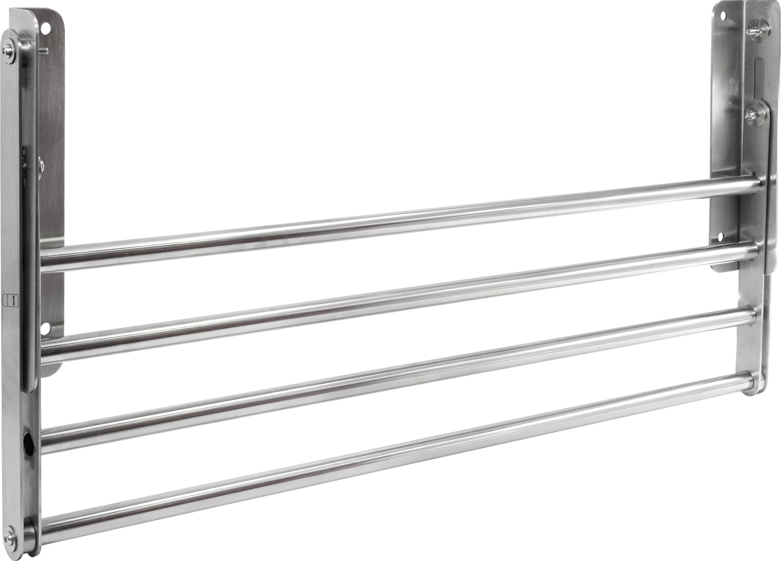 METRO Professional ƒtagre Murale Pliante GFWS1180, Acier Inoxydable, 80 x 30 x 26.5 cm, 30 KG, argentŽ
