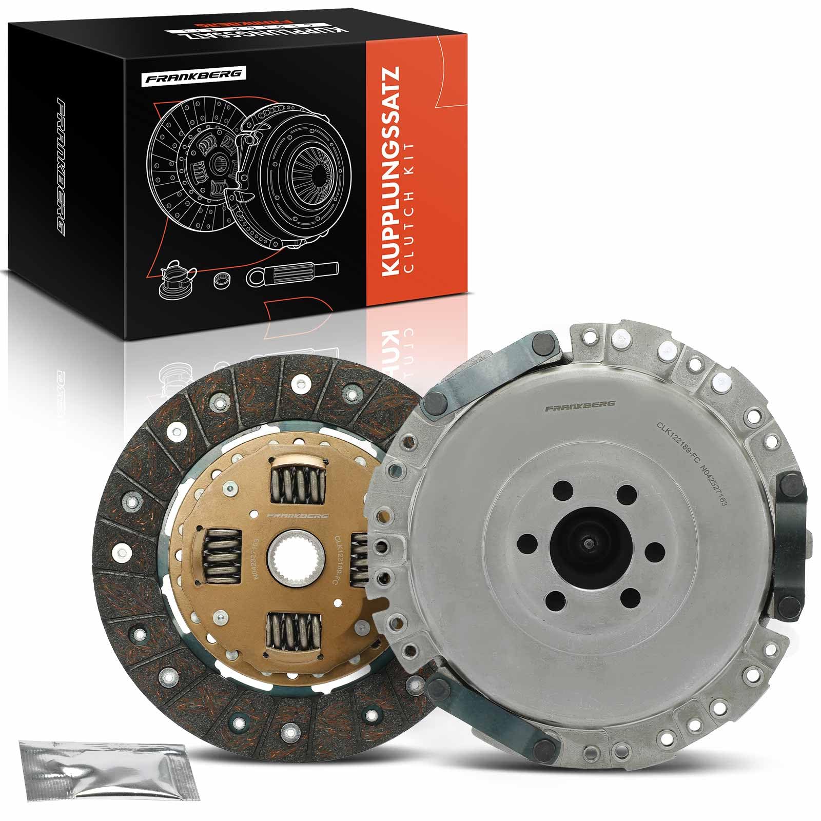 Frankberg Kit de embrague 036198141X | Compatible con: Golf IV Variante 1J5, B.o.r.a 1J2, O.c.t.a.v.i.a I 1U2, Toledo II 1M2, Variante B.o.r.a 1J6, León 1M1