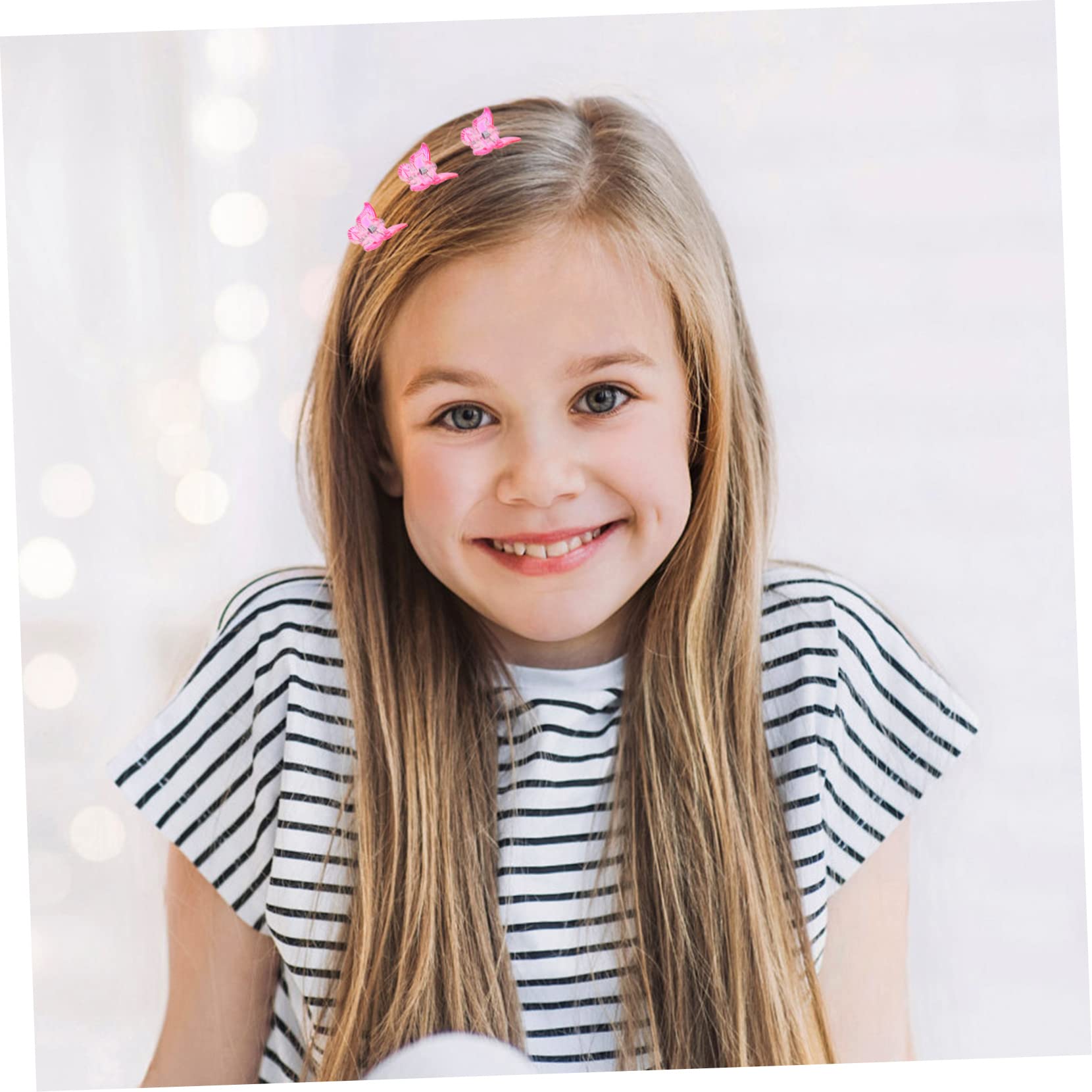 minkissy 160pezzi Fermagli Per Forma Di Farfalla Clip Per Piccole Colorate Accessori Per Donne e Ragazze e Sottili