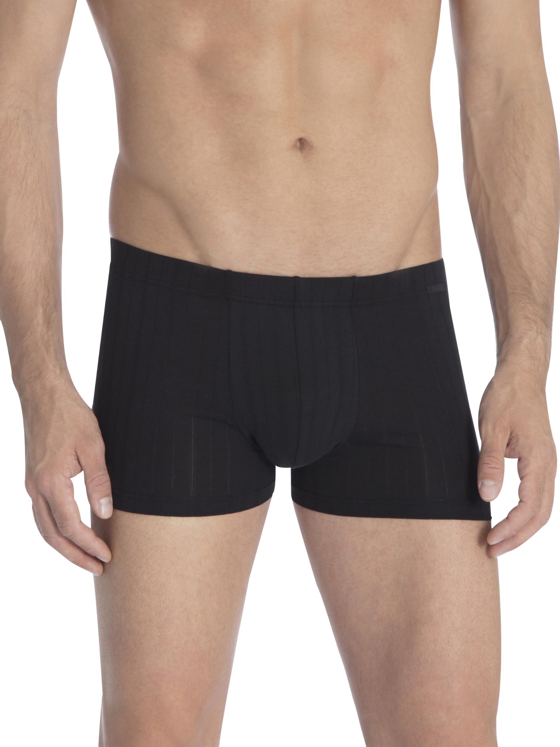 CALIDA Men's Pure & Style Boxer Functional Underwear - Black - Large
