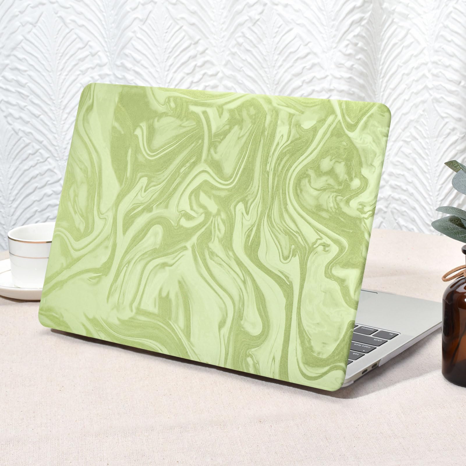 Seorsok Compatible with MacBook Air 13 Inch Case 2022 2021 2020 2019 2018 Release A1932 A2179 M1 A2337 Touch ID,Luxurious and Skin-Friendly Leather