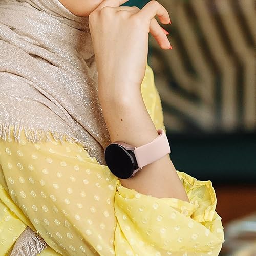 Miniatura 6 de Paquete de 3 correas de silicona compatibles con Samsung Galaxy Watch 654 de 1.575 pulgadas, 1.732 pulgadas, Galaxy Watch 5 Pro correas de 1.772