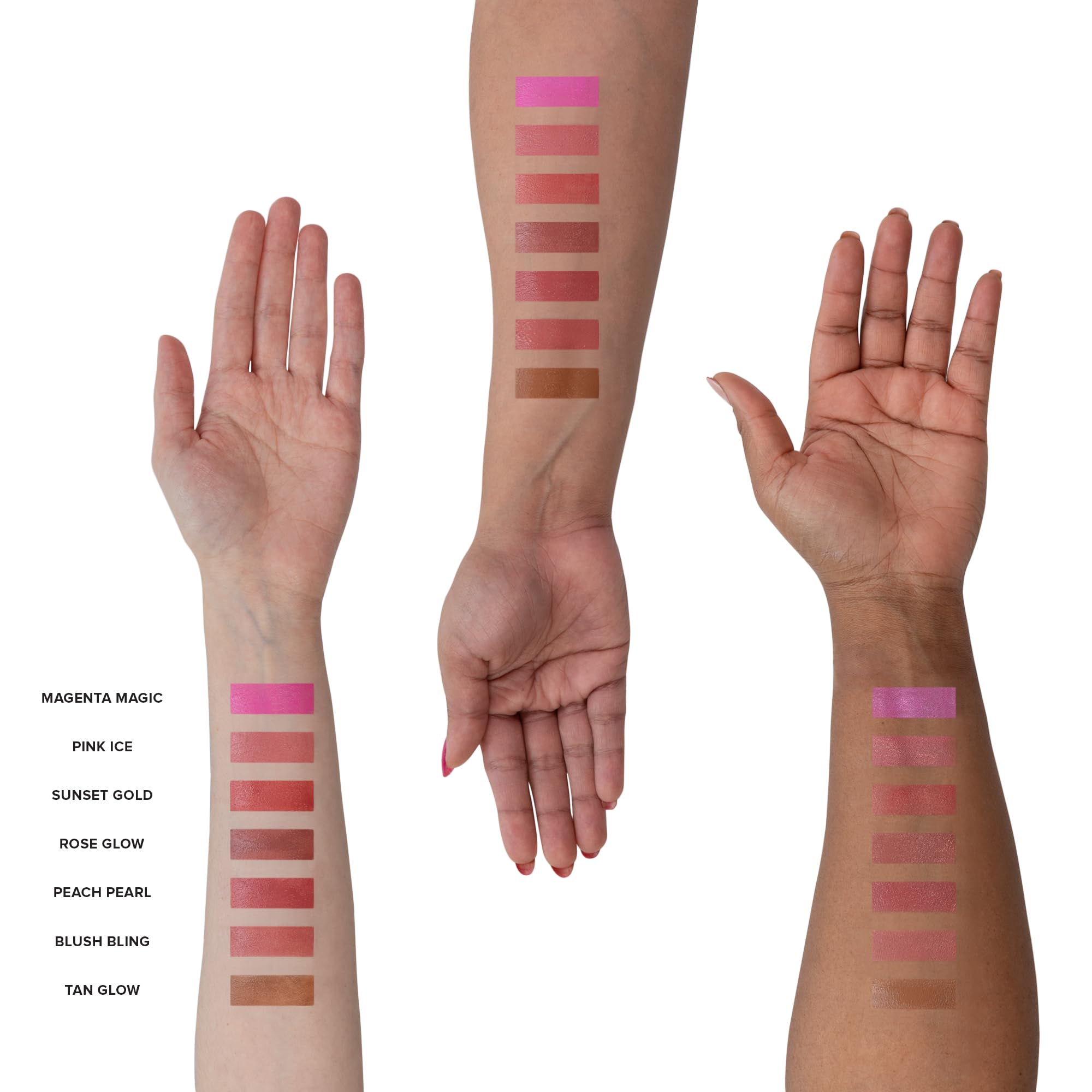Nudestix Nudies Matte + Glow Core All Over Face Blush Color - Pink Ice - Image 7 thumbnail
