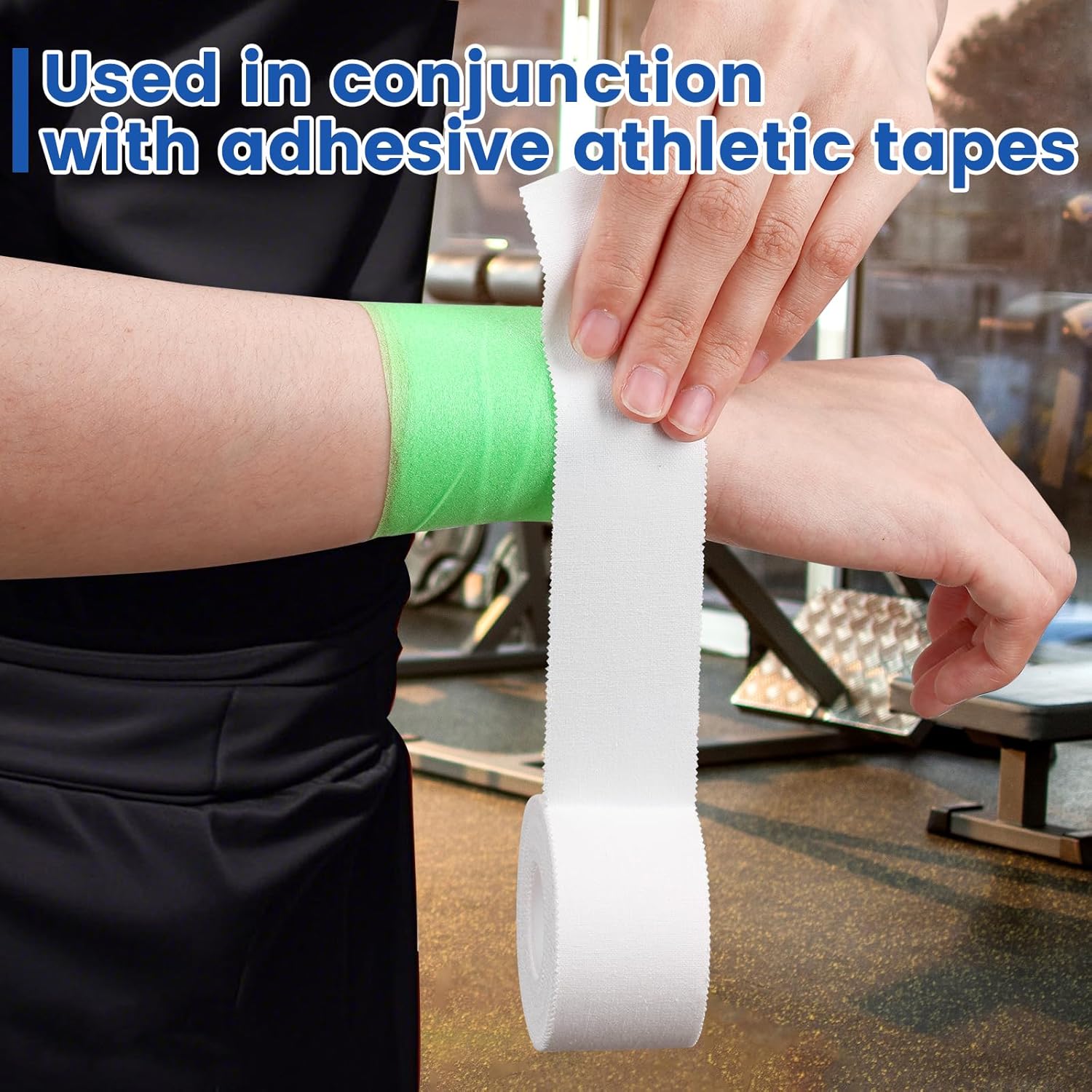 27 Pack Pre Wrap Tape, 9 Colors 2.76 Inch x 11 Yards Prewrap Athletic Tape for Hair Soccer, Pre Wrap Foam Tape, Soccer Pre Wrap Tape, Prewrap Headbands for Hair