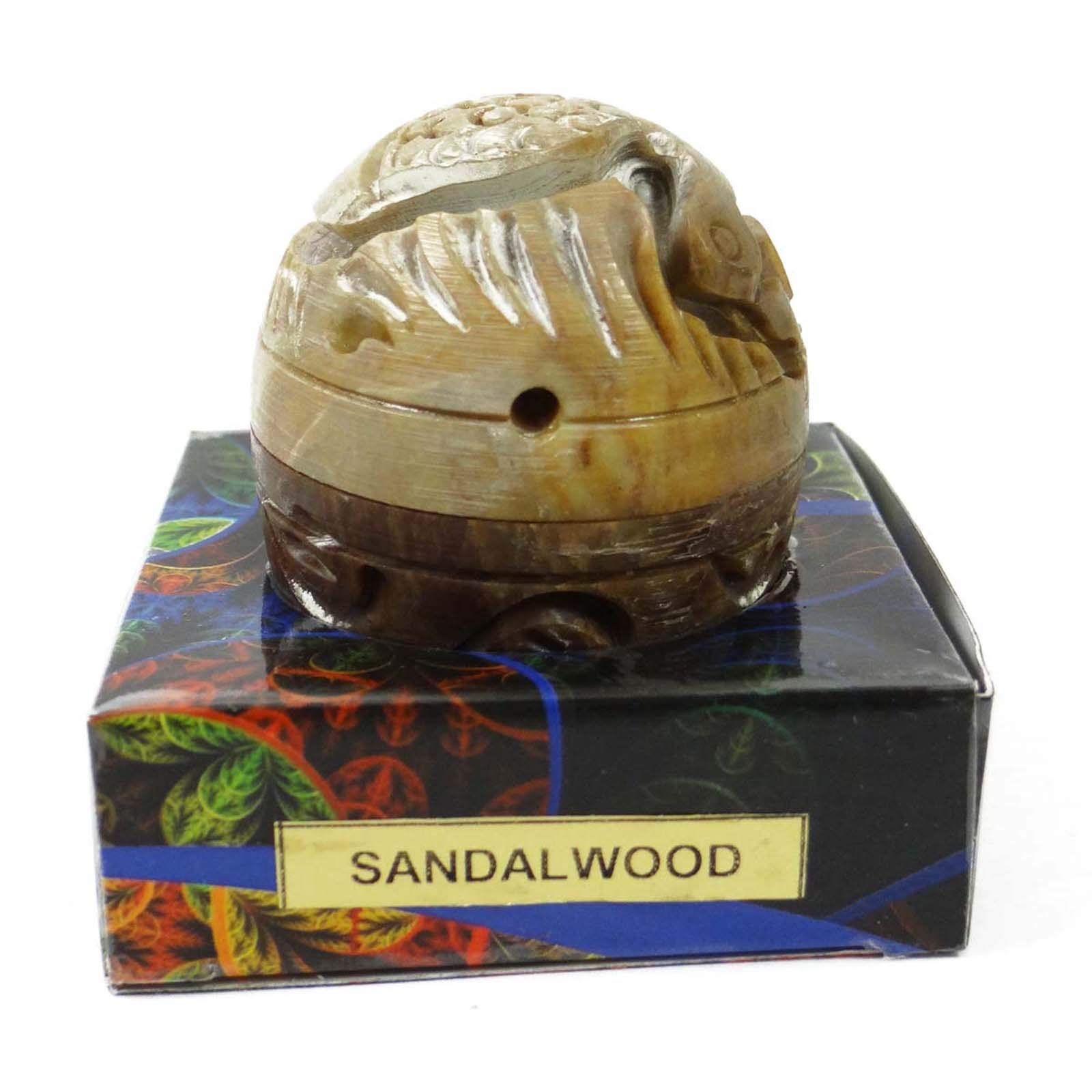 Natural Solid Perfume Body Musk Stone Jar - 8 gm (Jasmine) - 5