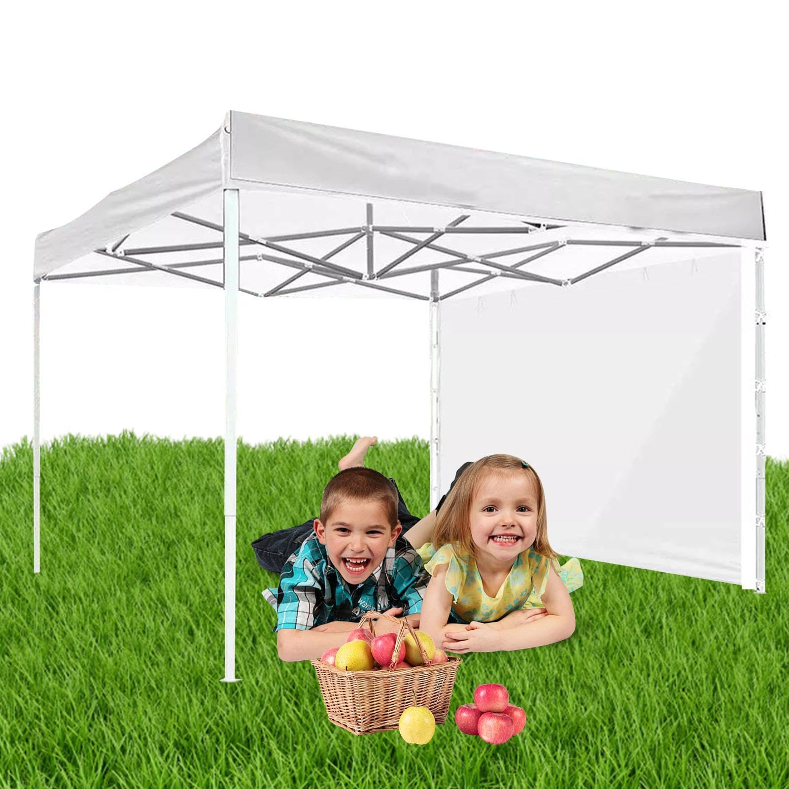 Core Instant Baldachin – 1,8 X 1,2 M Mit Sonnenwand | Schnellaufbau, Verstellbare Beine