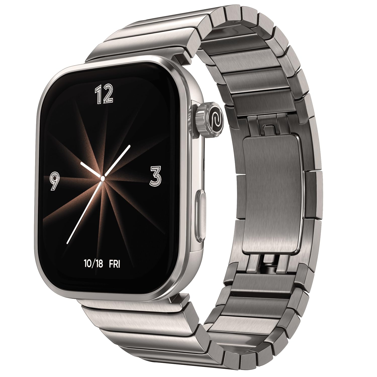 Noise Pro 6 Max Smart Watch:Intelligent AI, Endless AI Watch Faces, AI Companion, 1.96” AMOLED, Stainless Steel Build, Built-in GPS, 5 ATM, EN2 Processor, for iOS & Android(Pure Titanium)-image-7