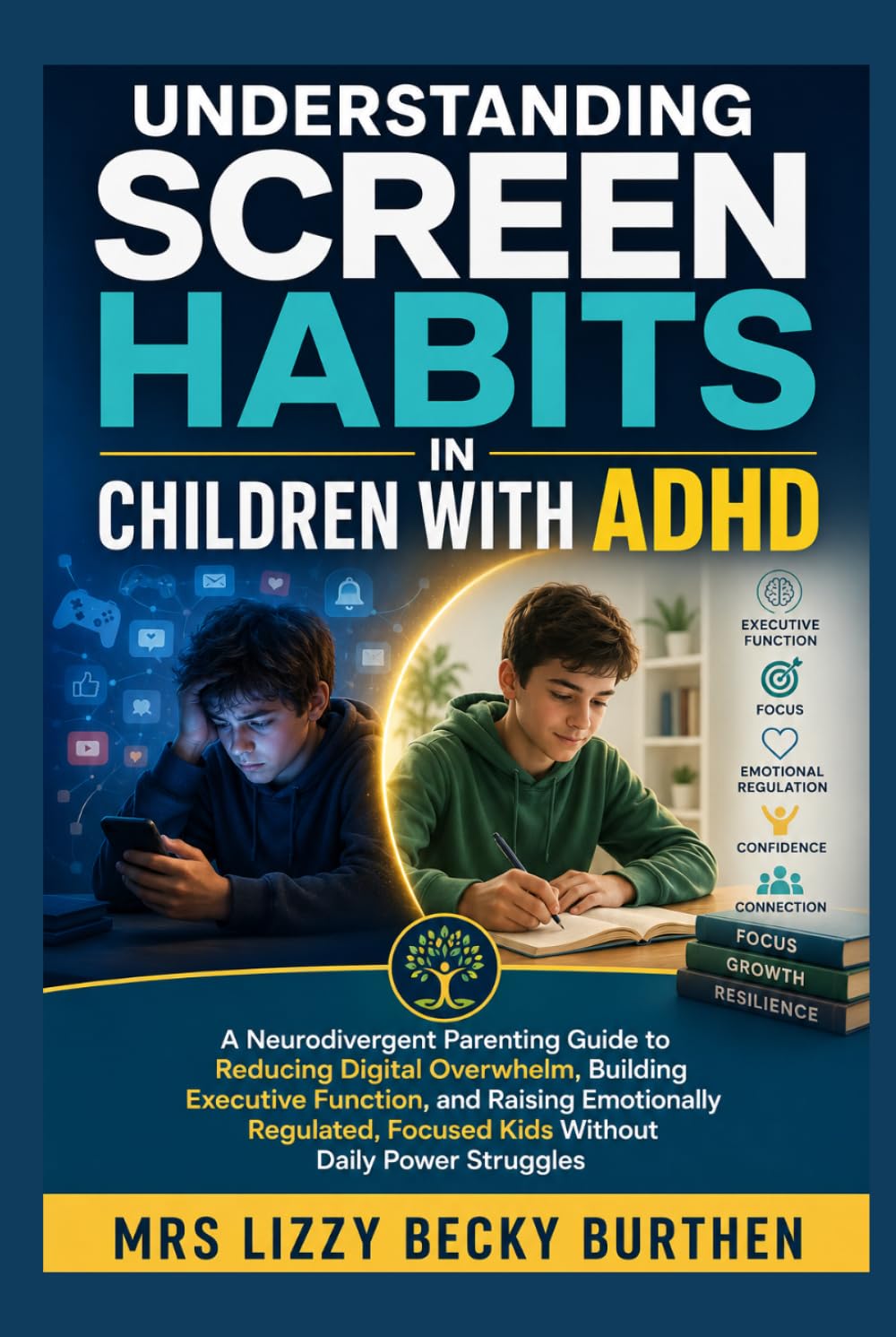 Understanding Screen Habits in Children with ADHD: A Parenting Guide to Reducing Digital Overwhelm, Building Executive Function, and Raising Emotionally Regulated, Focused Kids Without Power Struggles