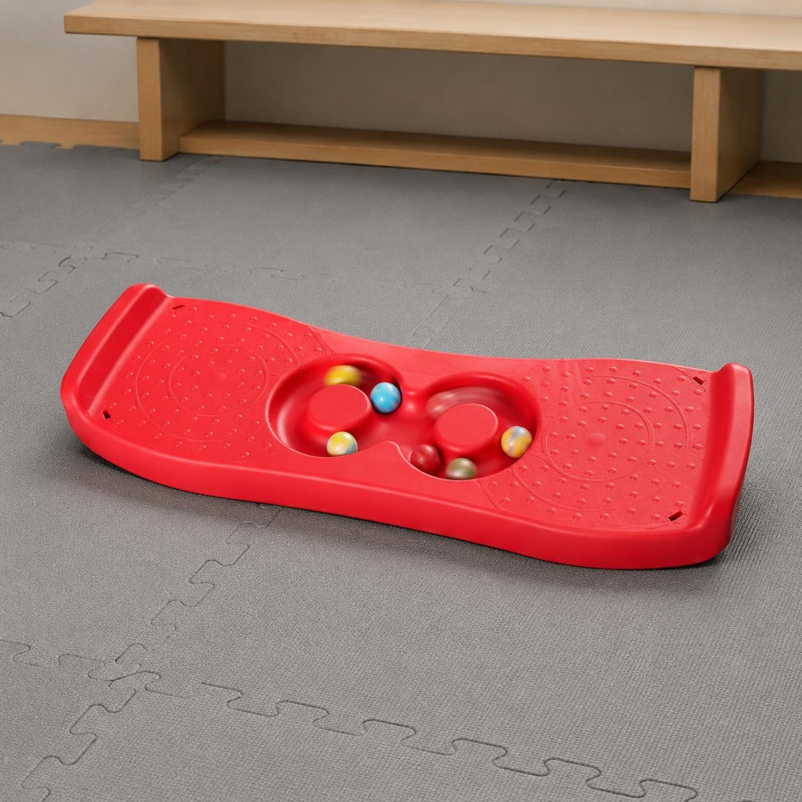 Tabla Equilibrio Extremos Altos Tabla Balance Acabado Brillante Juguete Infantil para Niños