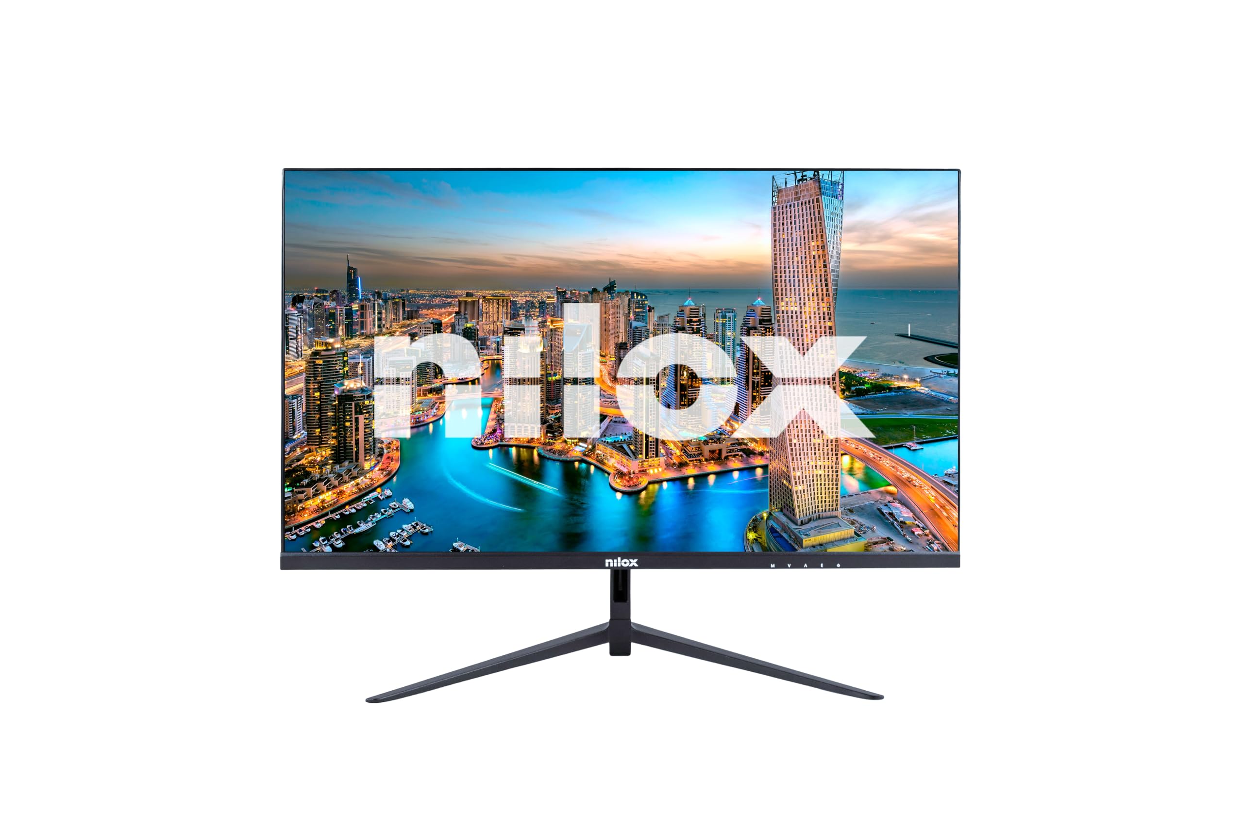 Nilox NXM27FHD111 Monitor 27 Pulgadas, FHD 1920x1080, Pantalla Gaming 1ms, Pantalla Ordenador con Soporte VESA 100x100mm, Tecnología IPS, Conexiones HDMI y DP