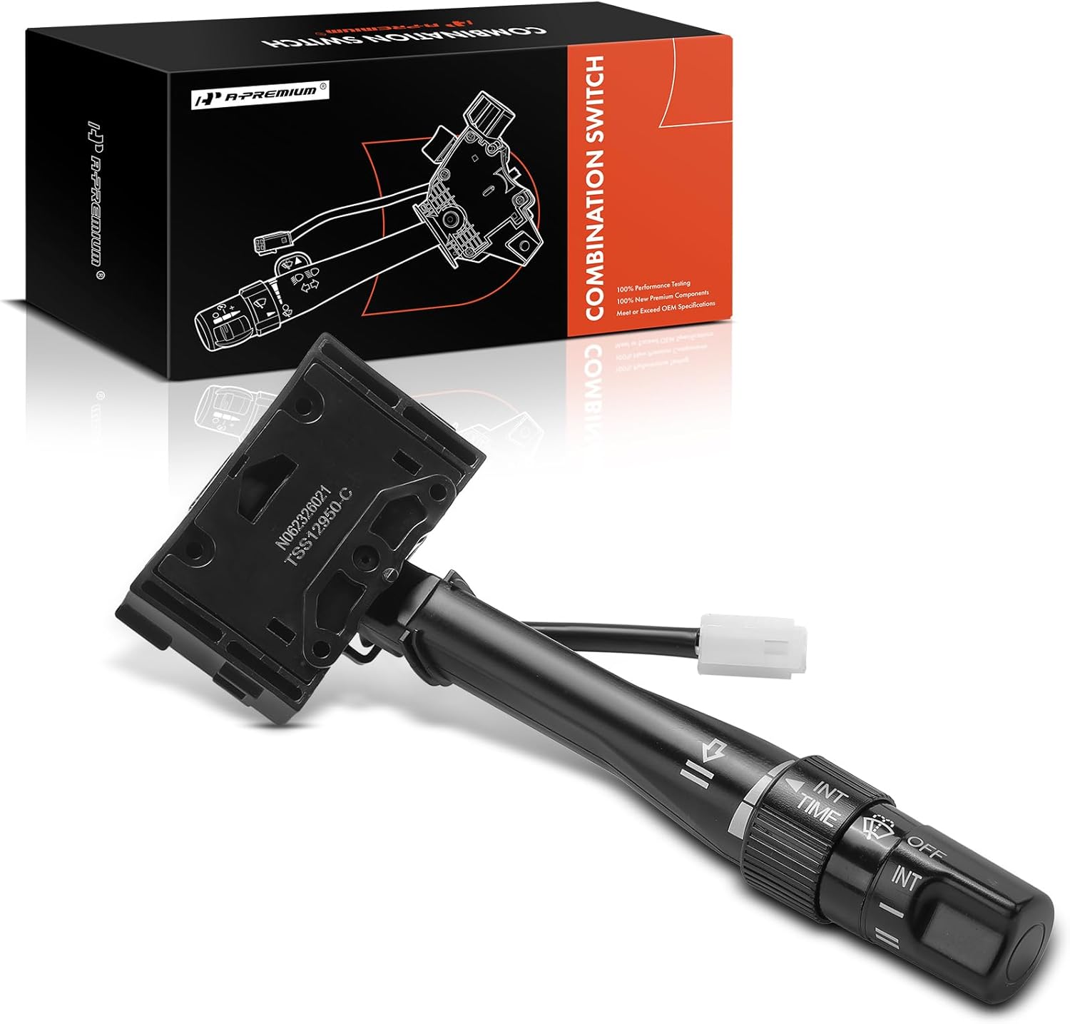 A-Premium Front Windshield Wiper and Washer Switch Lever Compatible with Honda Accord (EX/LX) 1996-1997, Prelude 1997-2001