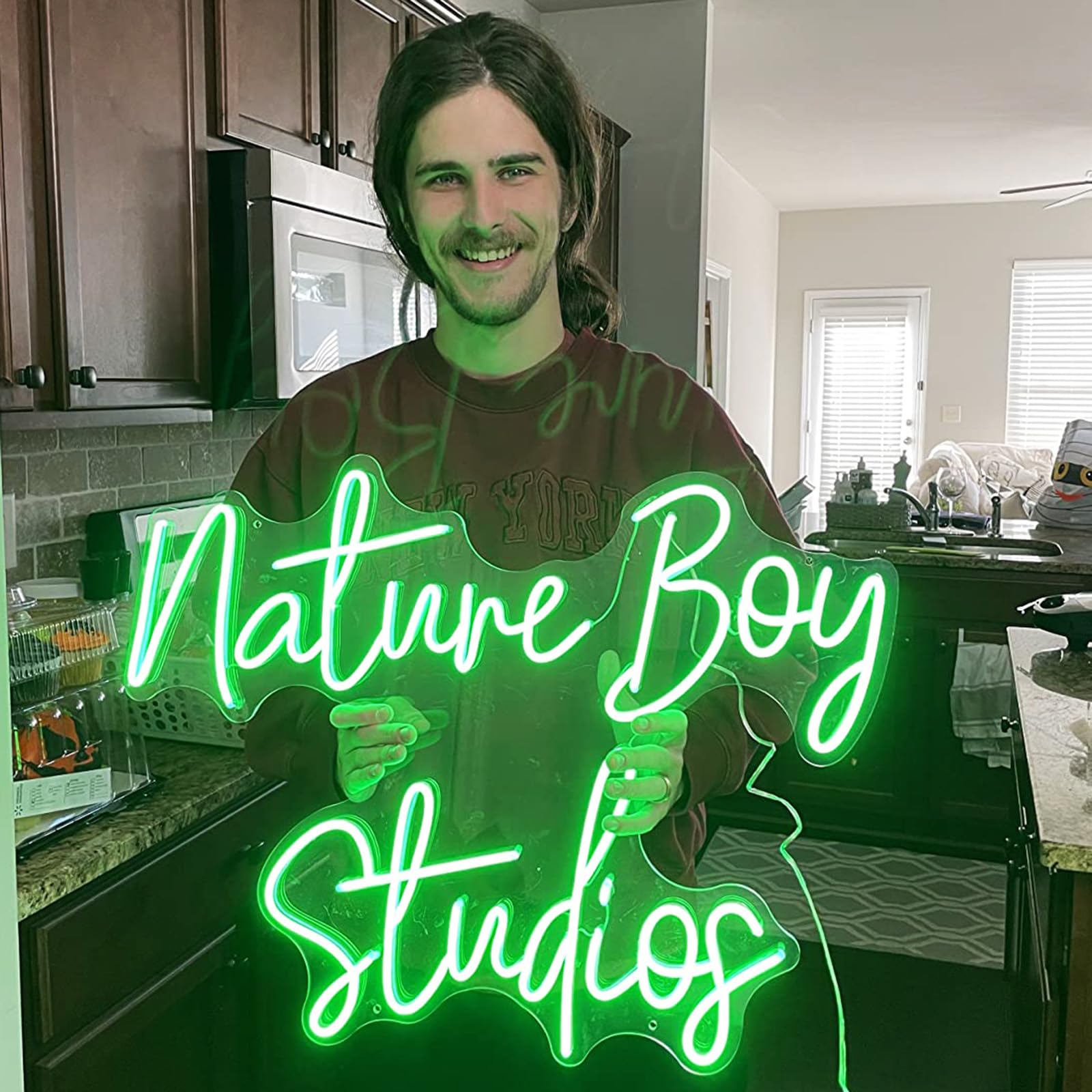 Custom Neon Light Signs for Wall Decor LED Personalized Large Lights Sign Bedroom Home Room Decor Wedding Party Salon Gift for Bar Logo Neon Signs Decoration (10 to 55 inches)