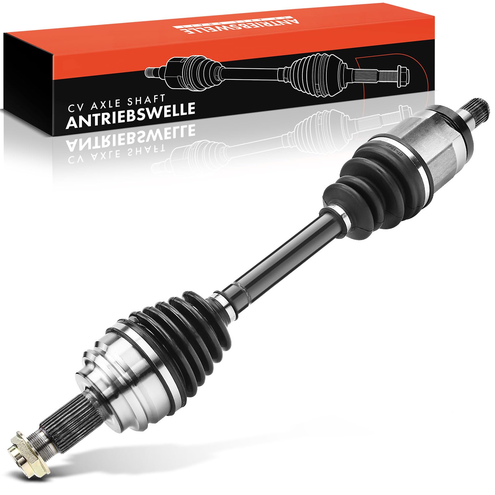 Frankberg Eje motriz Eje de transmisión sin ABS Ring Eje delantero Izquierda Compatible con X3 E83 2.0d-3.0d 2.5i-3.0i xDrive18-xDrive35 2003-2011 Replace# 31603450565