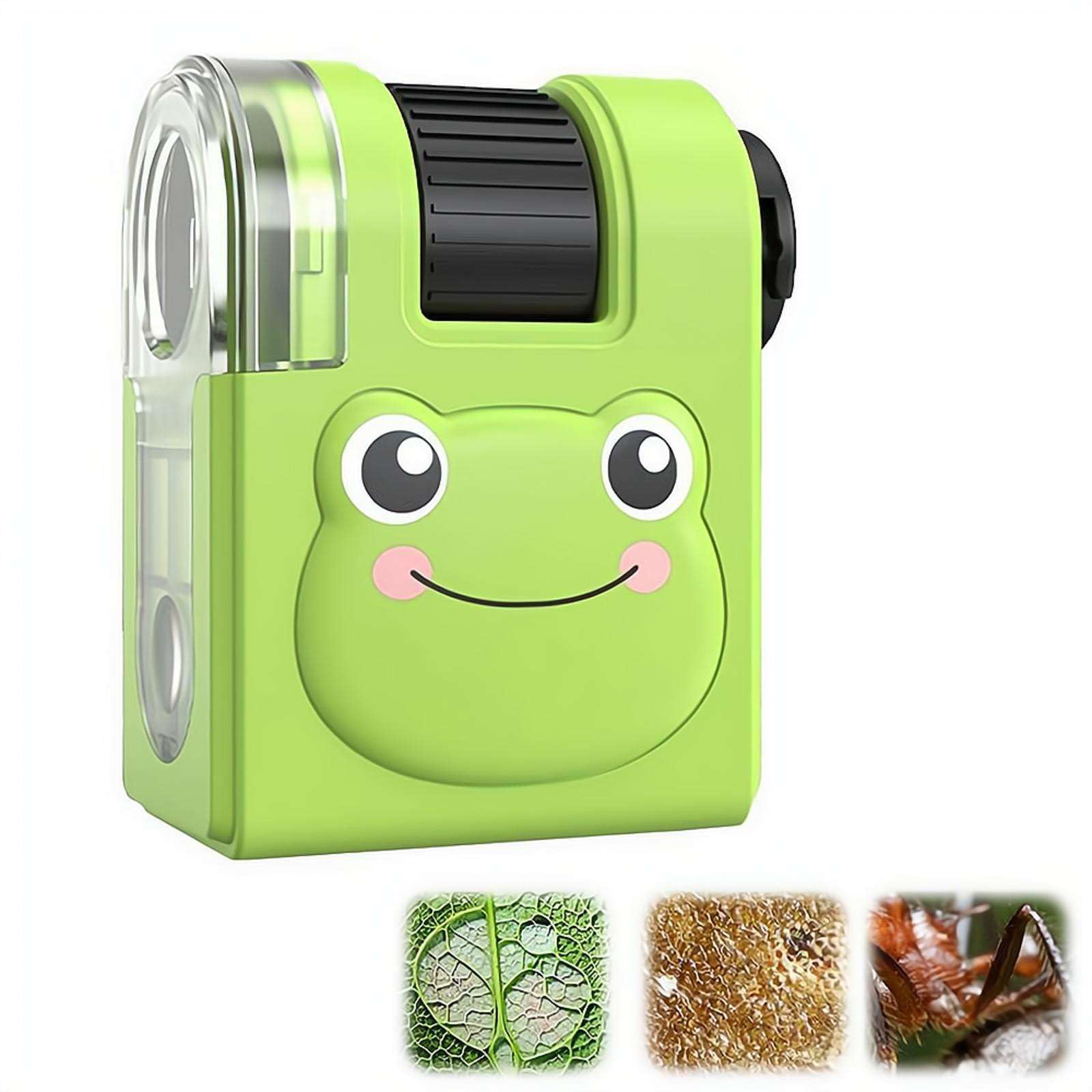 2026 New Pocket Microscope Toy, Strong ABS Construction Microscope, Science Exploration Tool MicroscopeLight High Magnification, Portable Science Kit for Educational Activity Strong Tiny