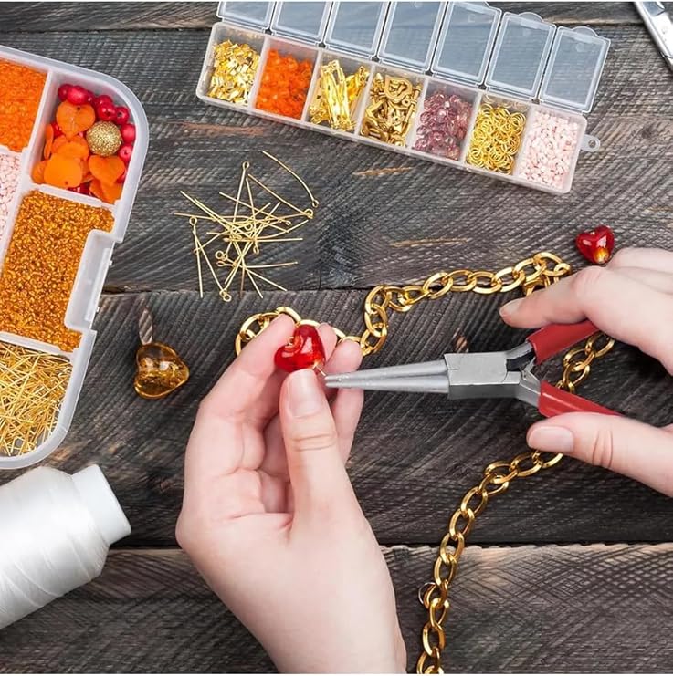 Transformacion Profesyonel 2'Li Takı Pense Seti 12 Cm Takı Yapımı İçin Mini Pense Seti 722505