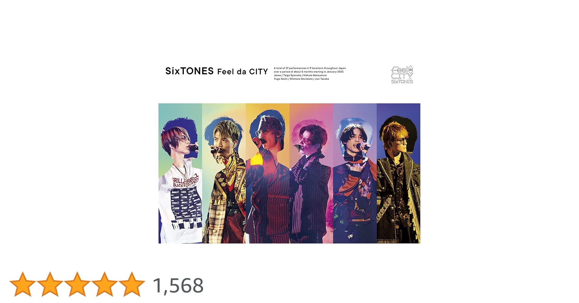SixTONES Feel da CITY 初回盤　通常盤 Amazon.co.jp: Feel da CITY (通常盤) (DVD) : SixTONES: DVD