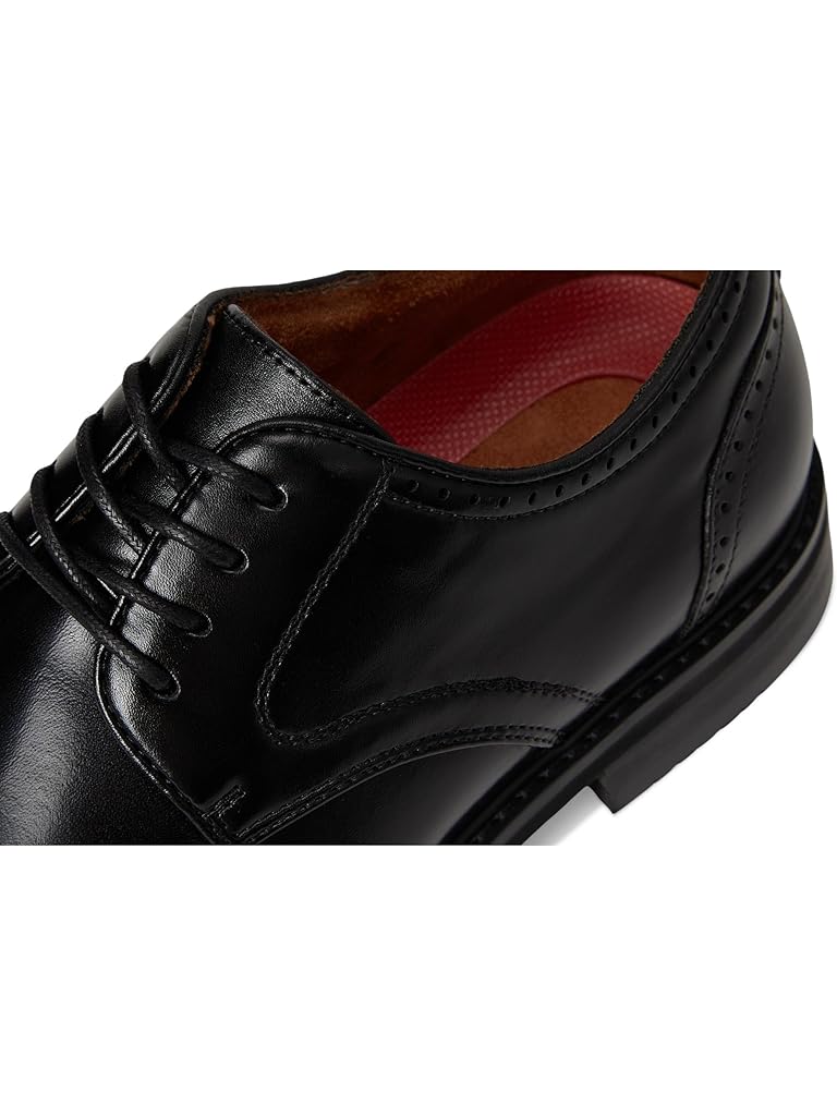 Black Stacy Adams Bailey Cap Toe Lace-Up