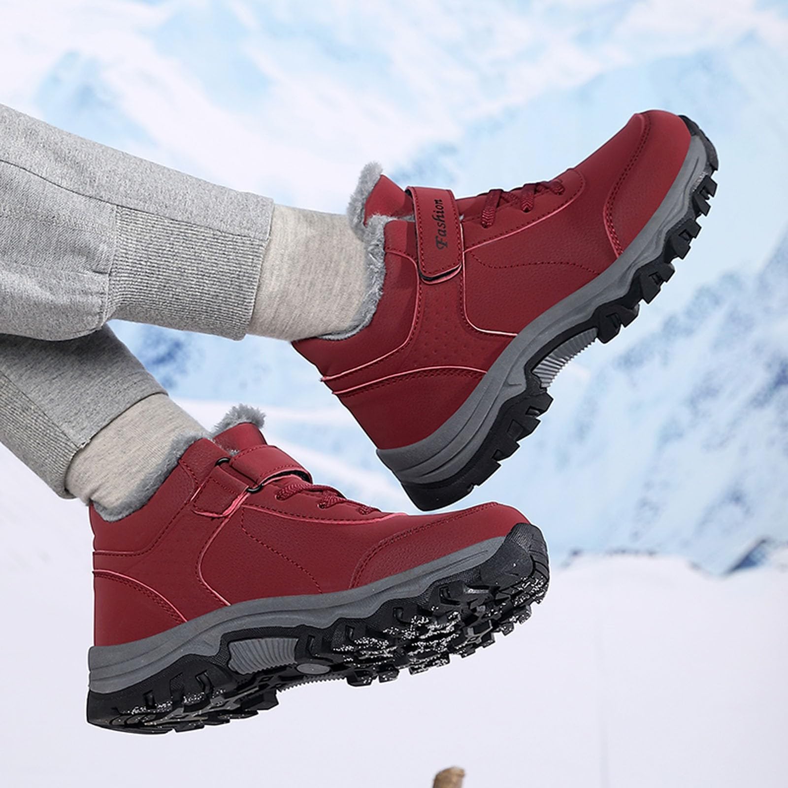 Stivali da Neve Donna con Morbida Invernali | Morbida Interna e Comfort Elevato, Scarpe Invernali per Neve e Passeggiate