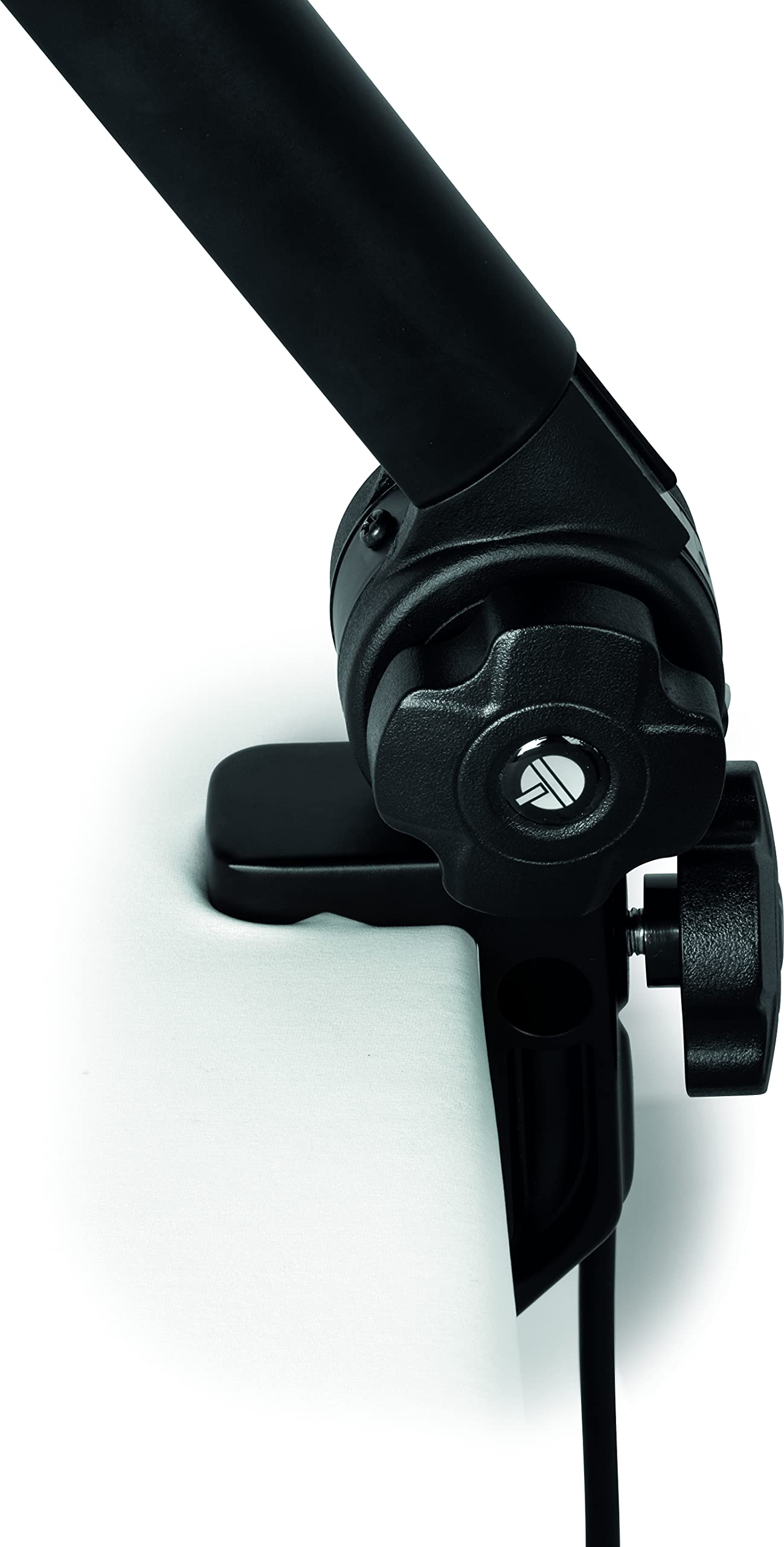 QUIK LOK - A/26 BK PIED MICRO BROADCAST, Pied de Table pour Micro, Finition Noire Satinée