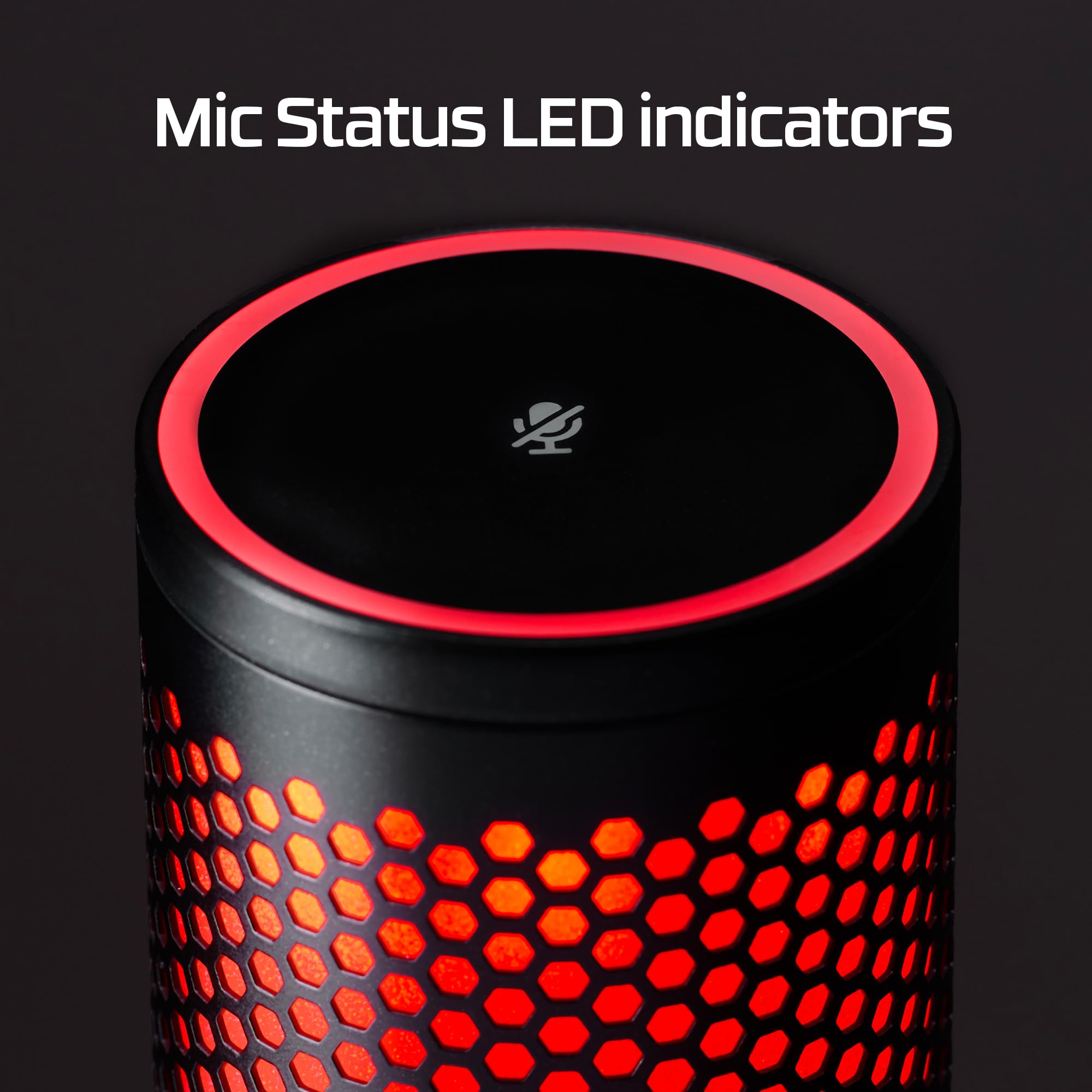 HyperX Quadcast 2 Frost mikrofon USB do gier, strumieniowania, podcastu, czterech wzorów biegunowych, kontroli, LED, antywibracyjny, do PC, PS4, PS5 i Mac, biały i niebieski