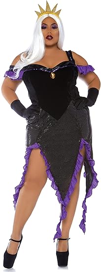 Ursula Halloween Costume Plus Size 2022 Leg Avenue Size Womens Plus Mermaid Sea Witch Halloween Costume Black Purple 3x 4x Buy Online At Best Price In Uae Amazon Ae