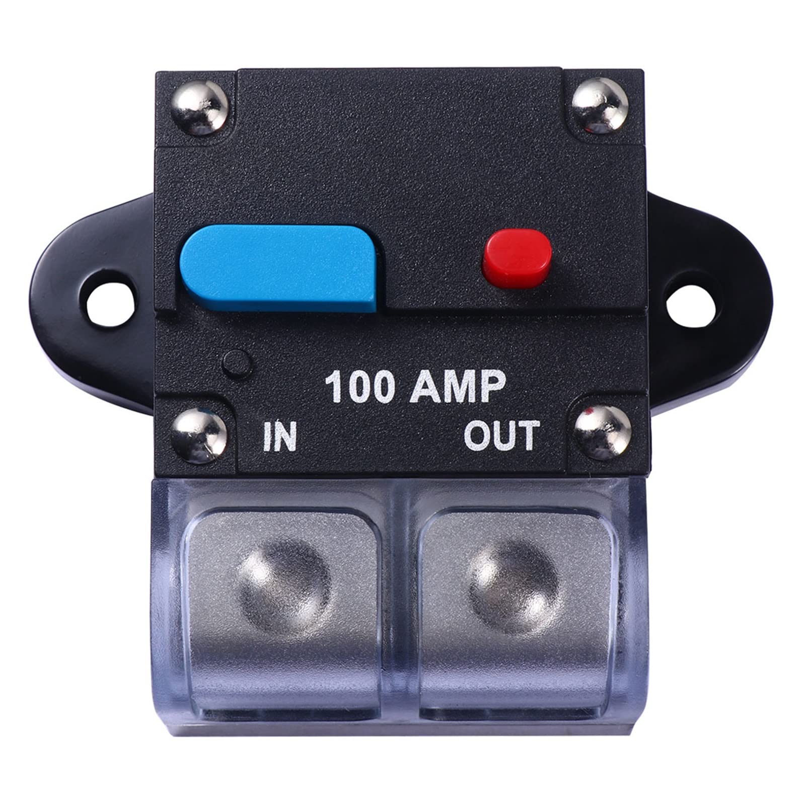 GVBAEPIEO 100A 200A 250A 300A Car Resettable Circuit Breaker Self-Recovery Fuse Manual Reset Button Accessories(Gold)