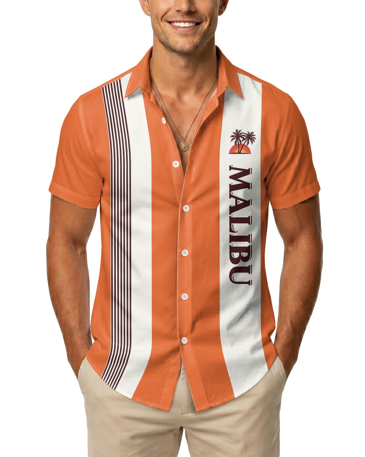 99TIMORO Funny Film Summer Button Down Shirt Men Short Sleeve Top