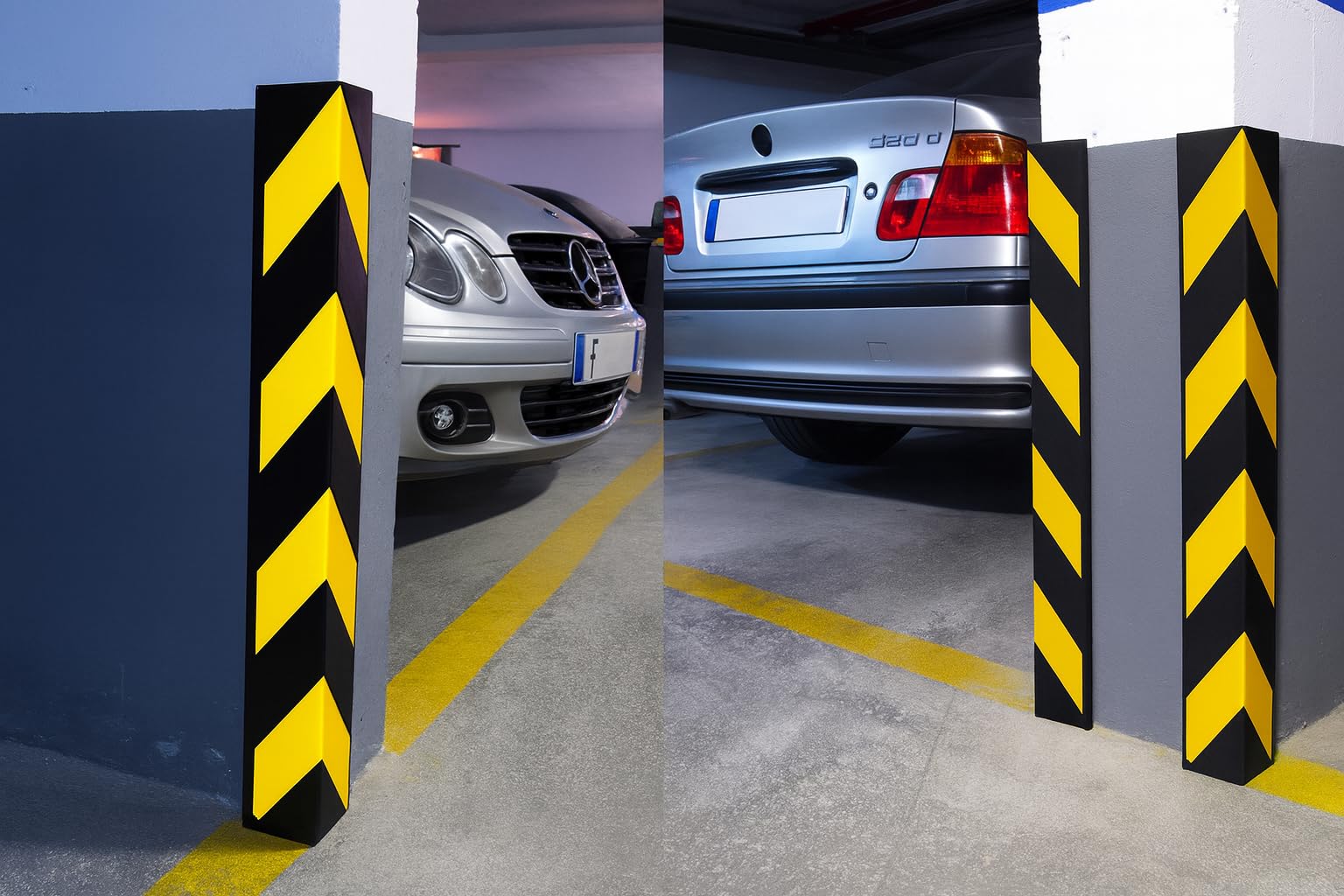Heavy-Duty EVA Foam Car Door Protector by Tjikko Extra Thick Self-Adhesive Guard for Scratch Prevention and Paint Safety in Residential Garages, Warehouse Walls & Tight Parking Spaces (2) 4