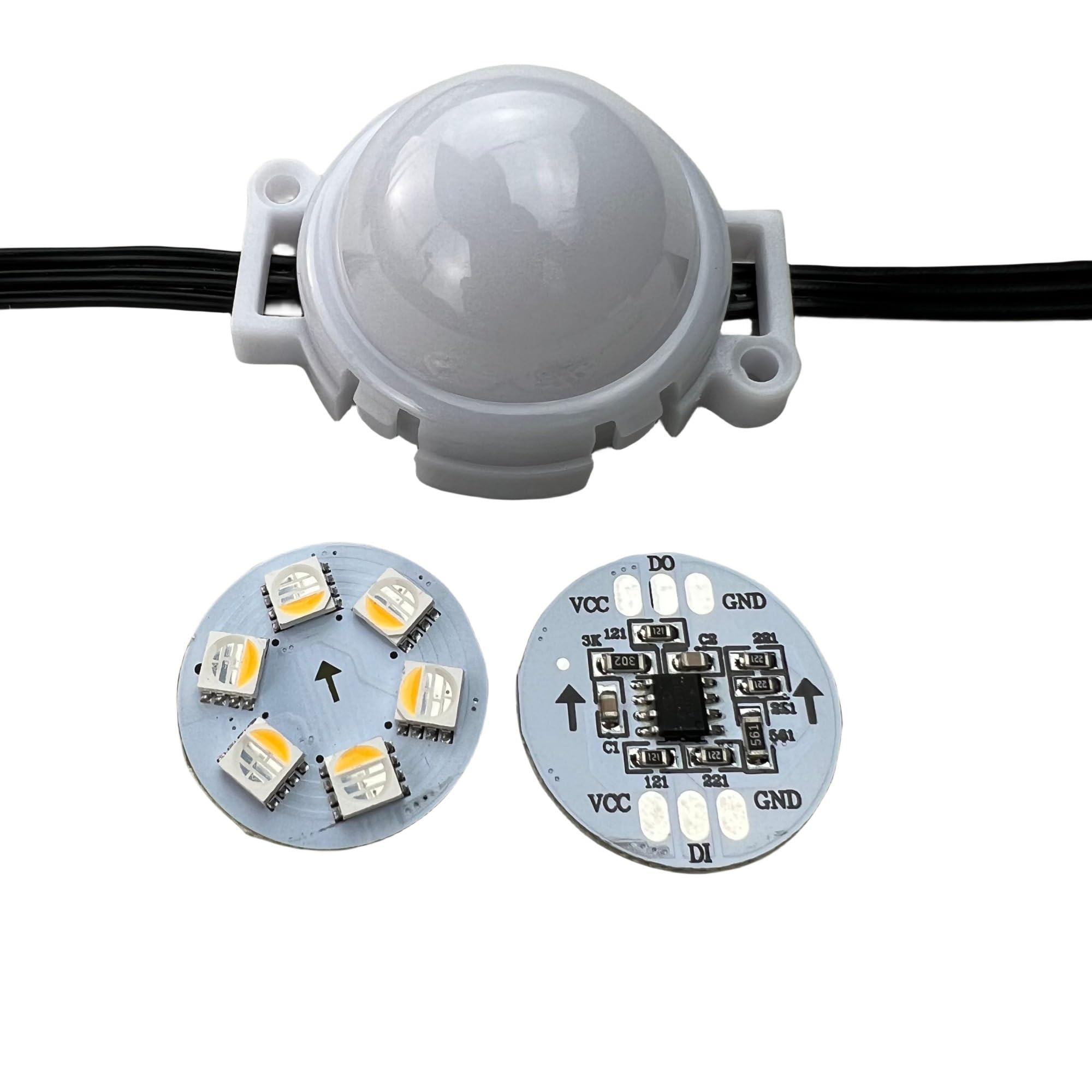 Amazon.com: YGZGting RGBW Addressable LED Puck Pixel Light DC24V