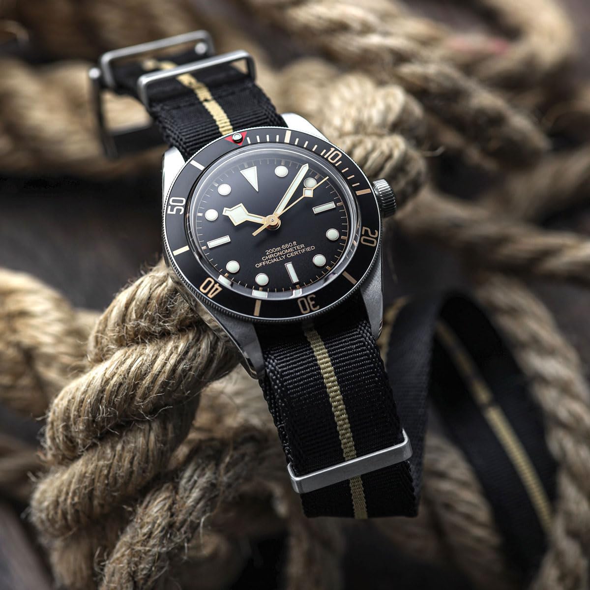 WatchGecko Swiss Quality Signature Military Nylon Watch Strap