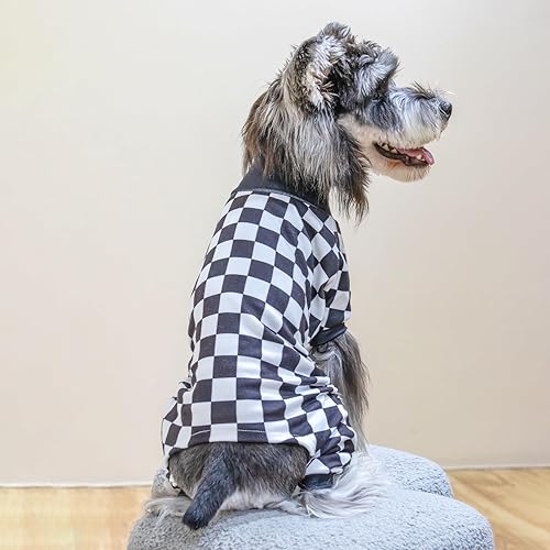 Miniatura 4 de CuteBone Pijama térmico para perro, cuello alto, abrigo de Navidad, traje de forro polar, suave, acogedor, ropa de perro de cuello alto para