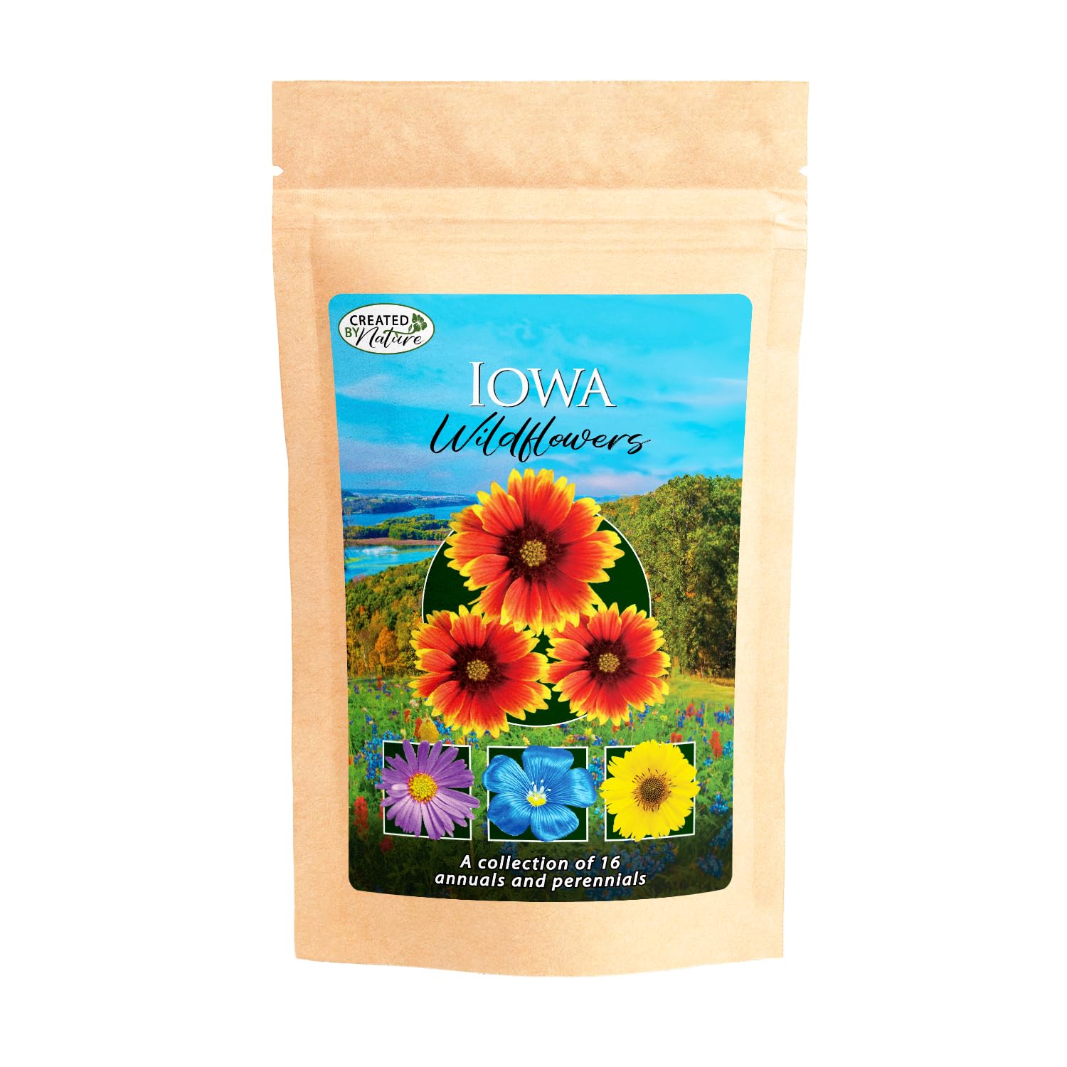 Created By Nature Iowa Wildflower Seed Mix
