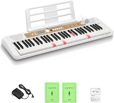 Casio LK-340 Optical Navigation Keyboard, 61 Keys, Fun to Play, Singing