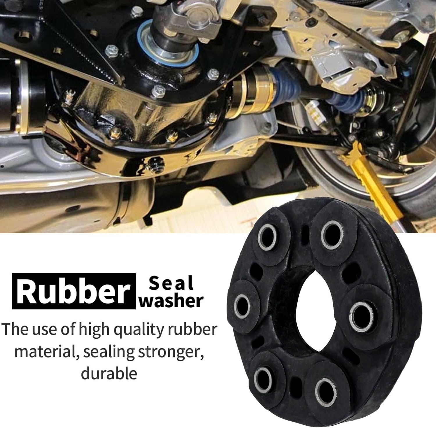 Drive Shaft Coupler Flex Shaft Adapter Replacement 5127291AA, 5144110115, Compatible with Dodge Challenger 2009-2011, Compatible with Magnum 2005-2008, Compatible with Chrysler 300 2005-2011